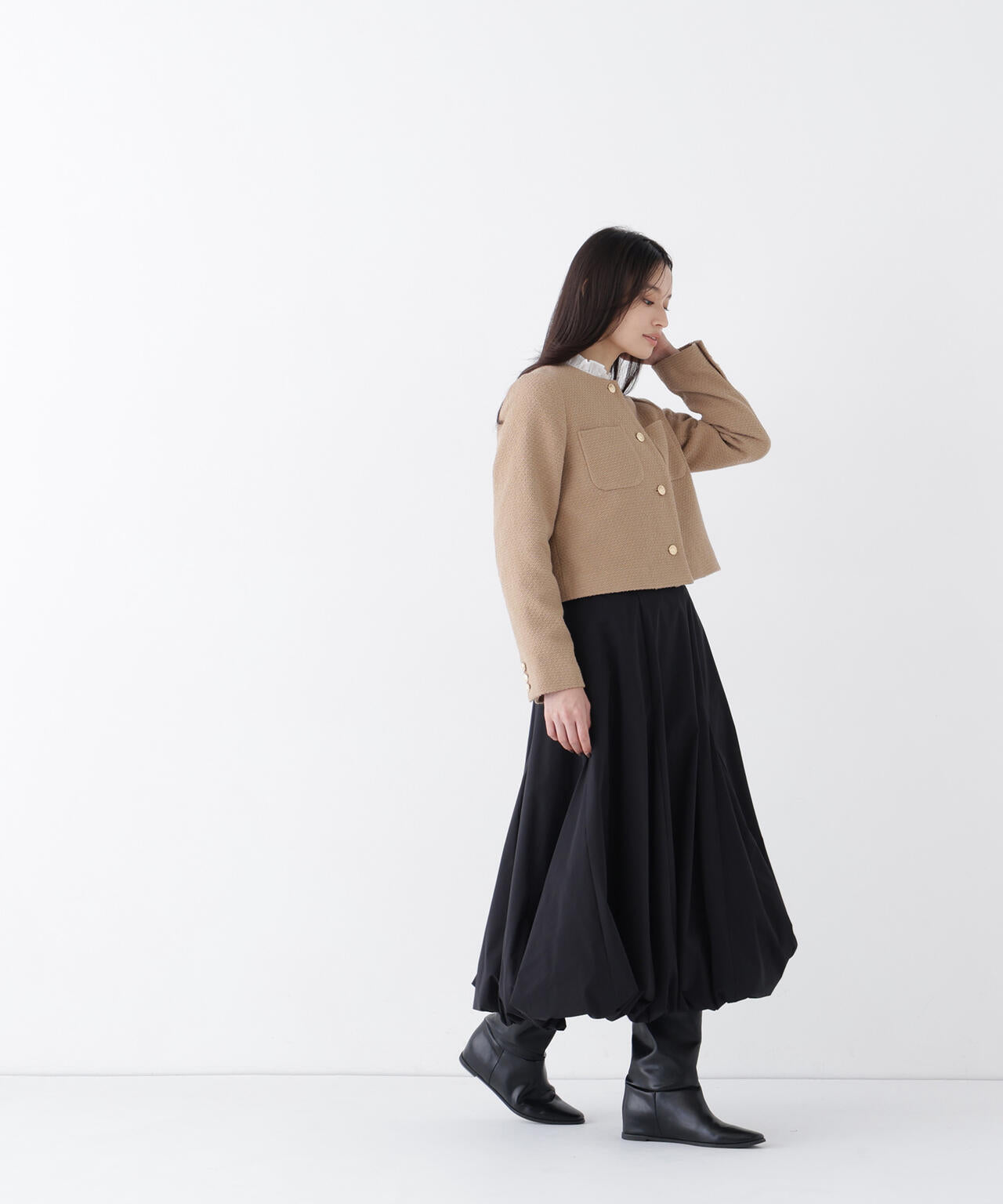 165.5cm 着用サイズ:M