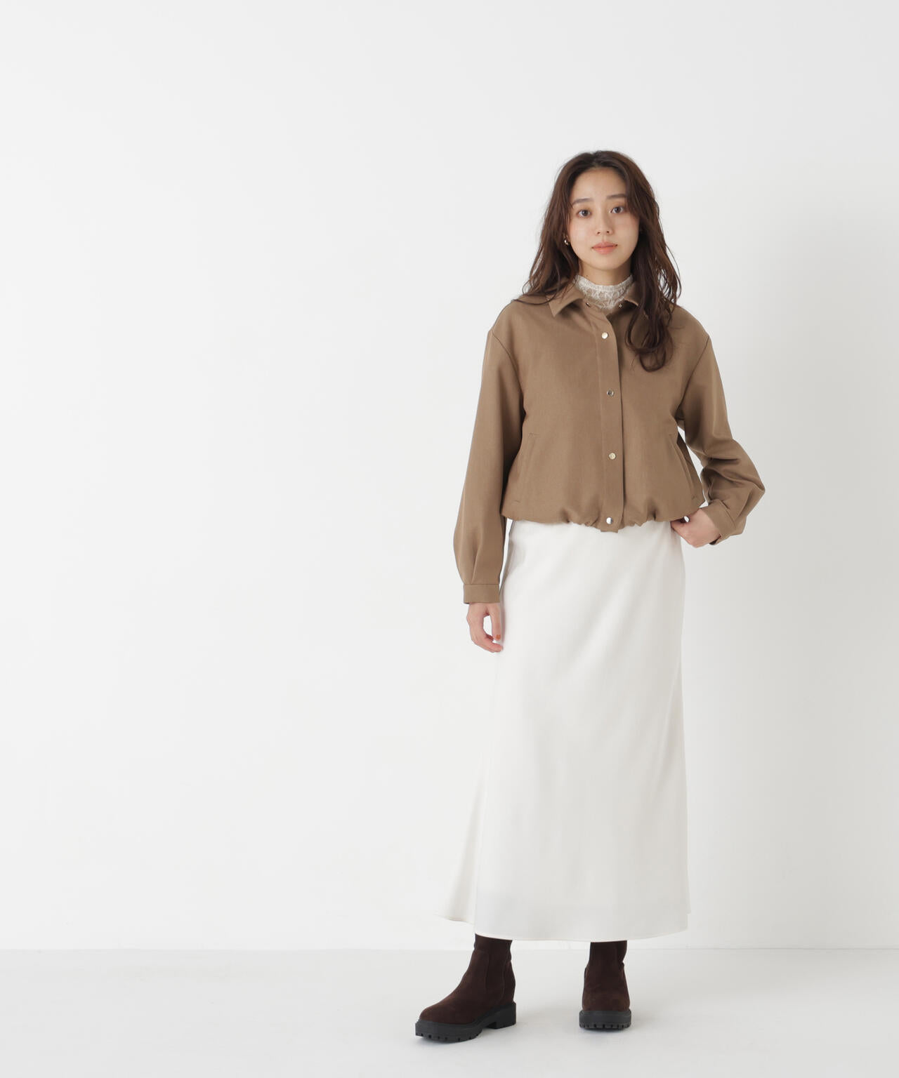165.5cm 着用サイズ:FR