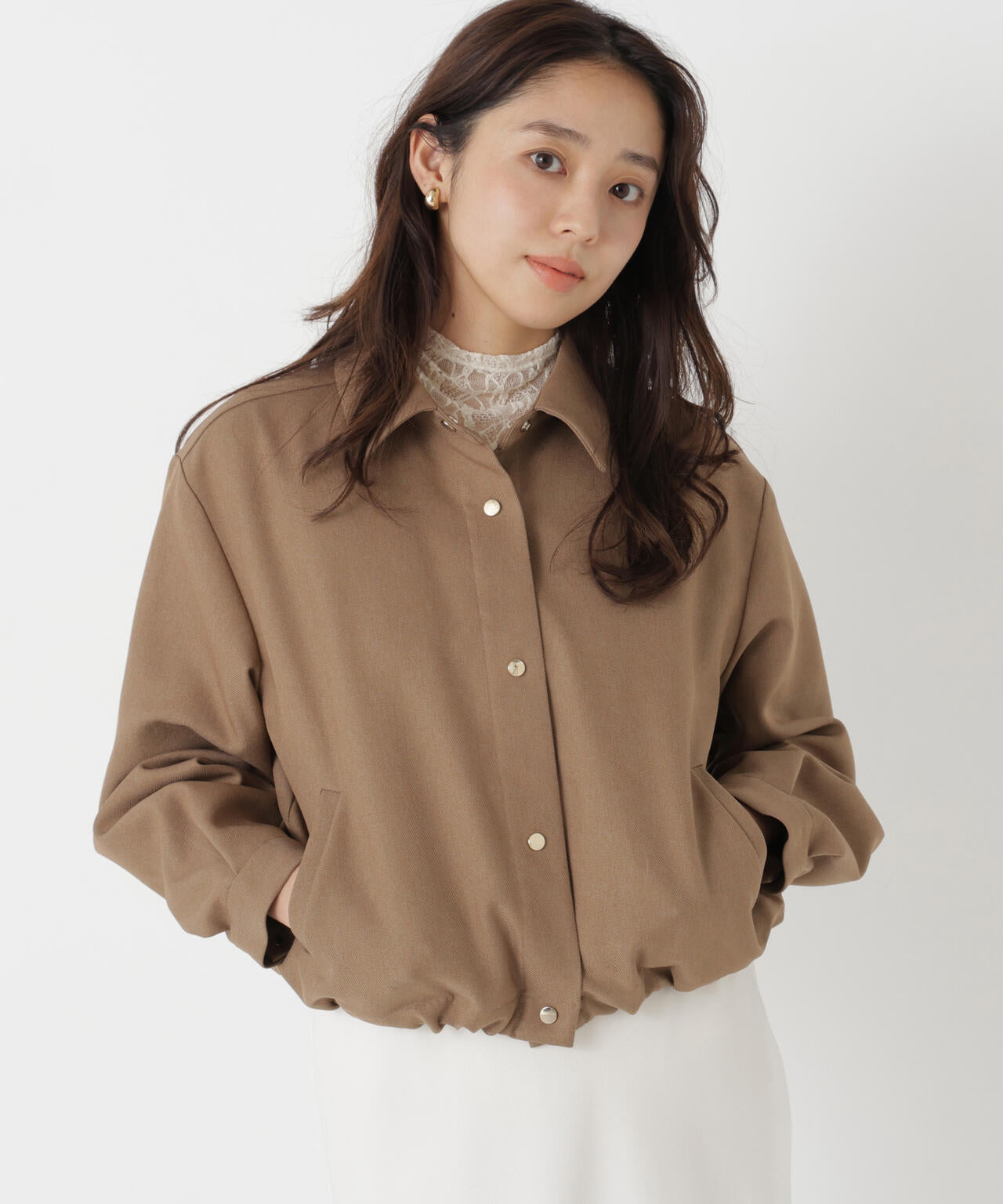 165.5cm 着用サイズ:FR