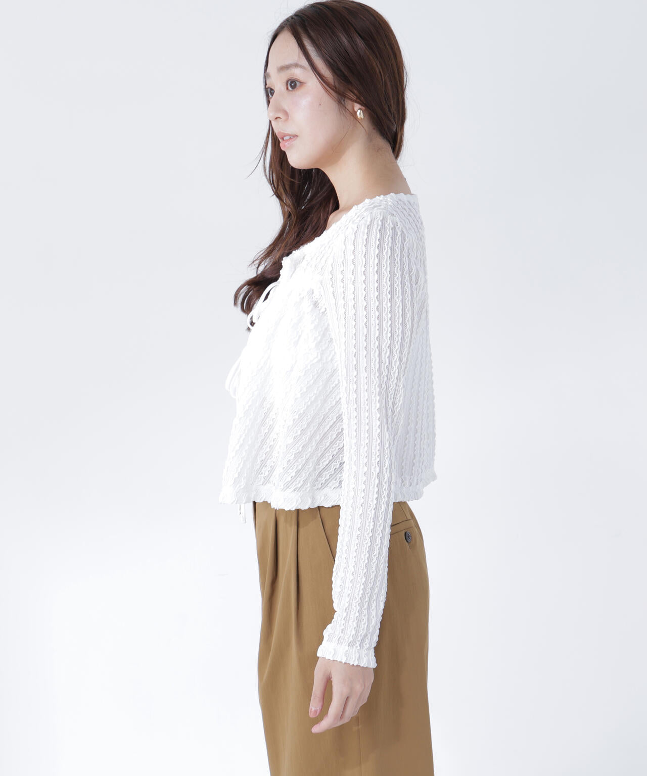 165.5cm 着用サイズ:FR