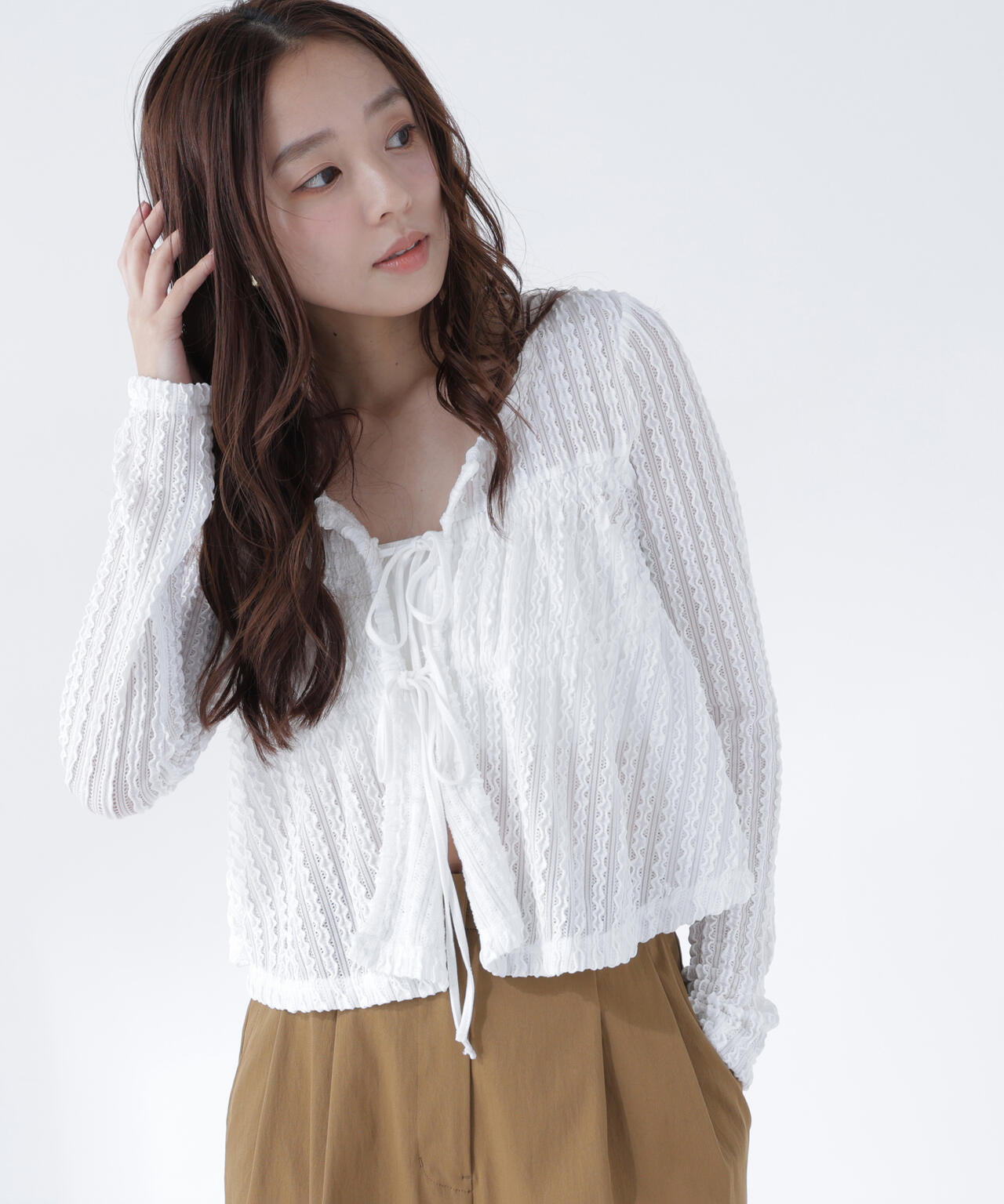 165.5cm 着用サイズ:FR