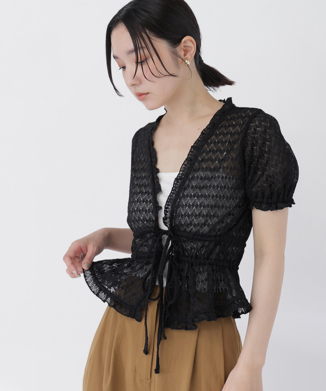 157cm 着用サイズ:FR