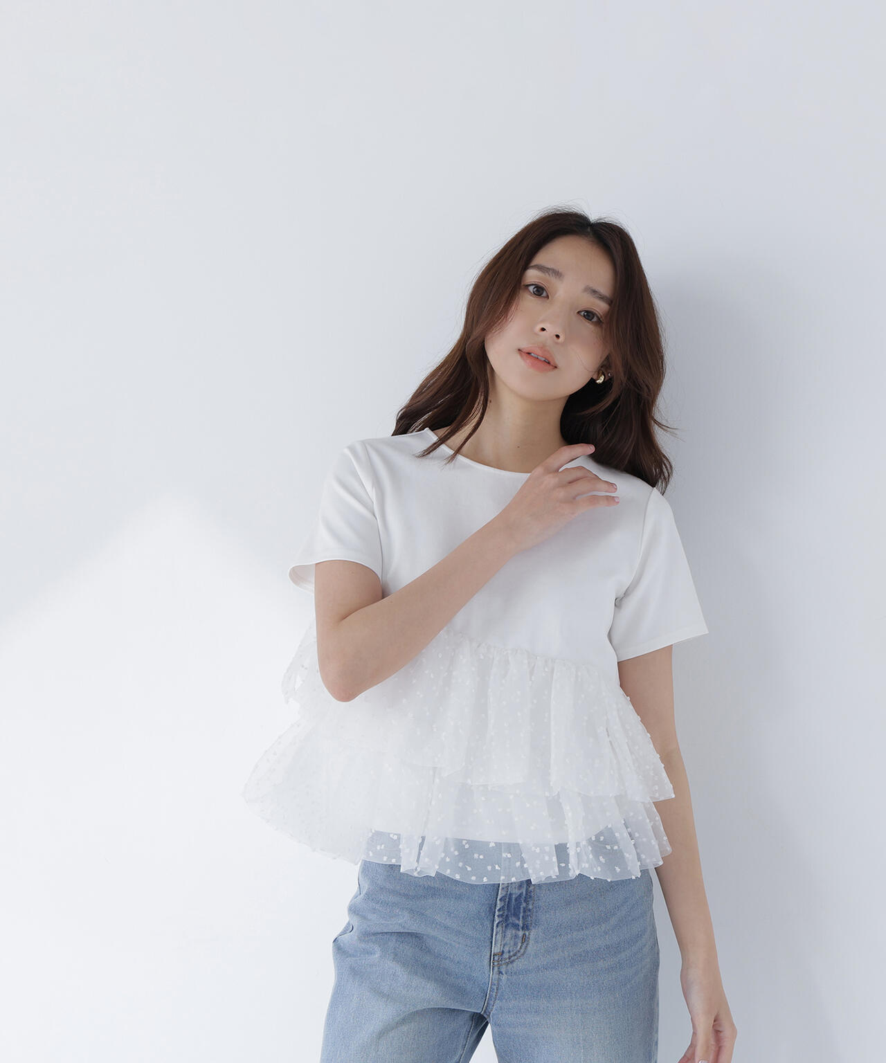 165.5cm 着用サイズ:FR