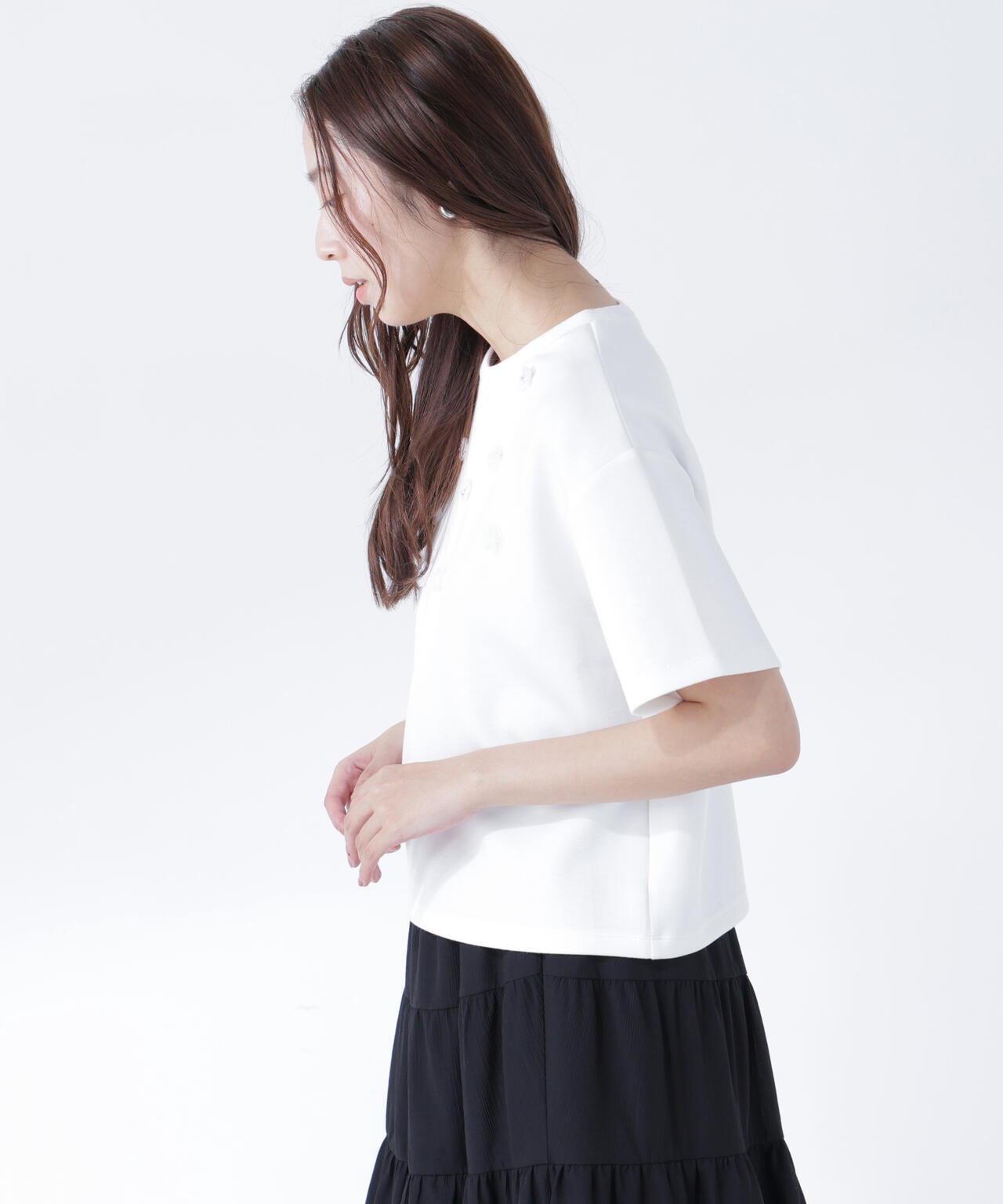 165.5cm 着用サイズ:FR