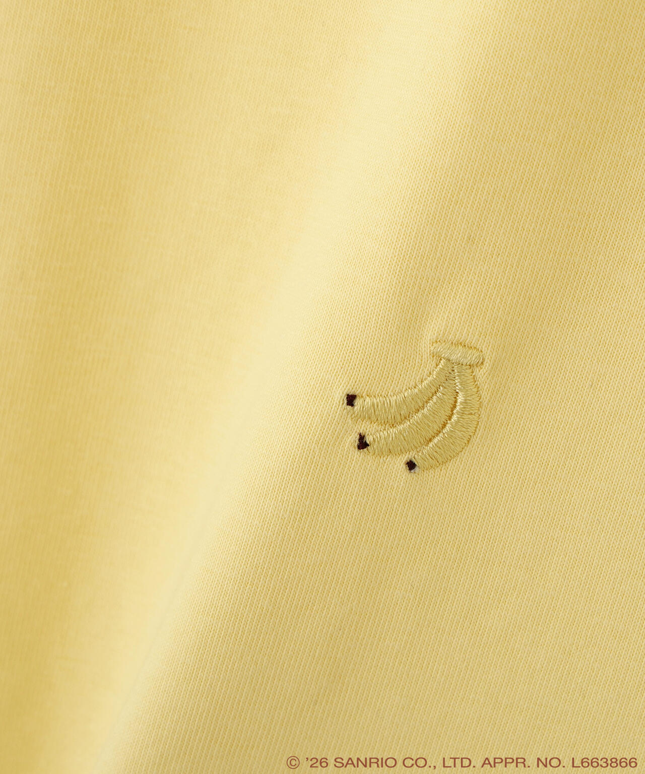 <ポムポムプリンコラボ>刺繍Tシャツ