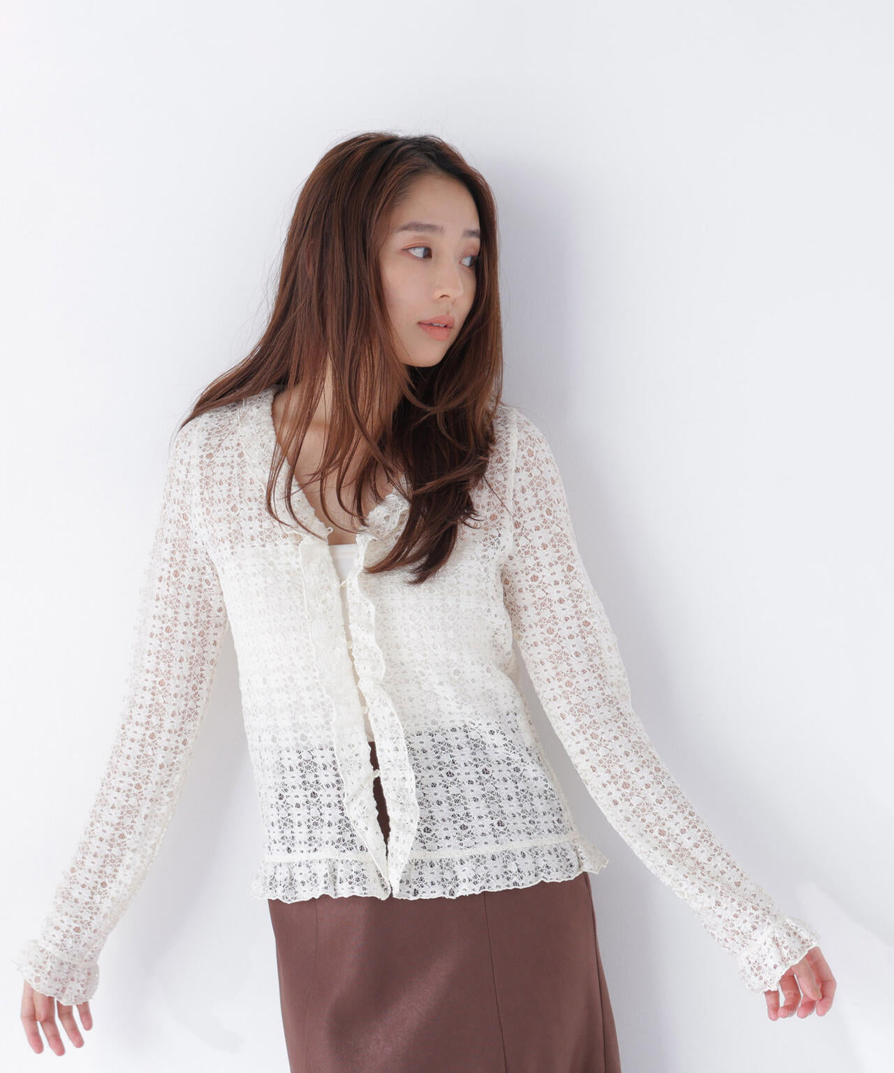 165.5cm 着用サイズ:FR