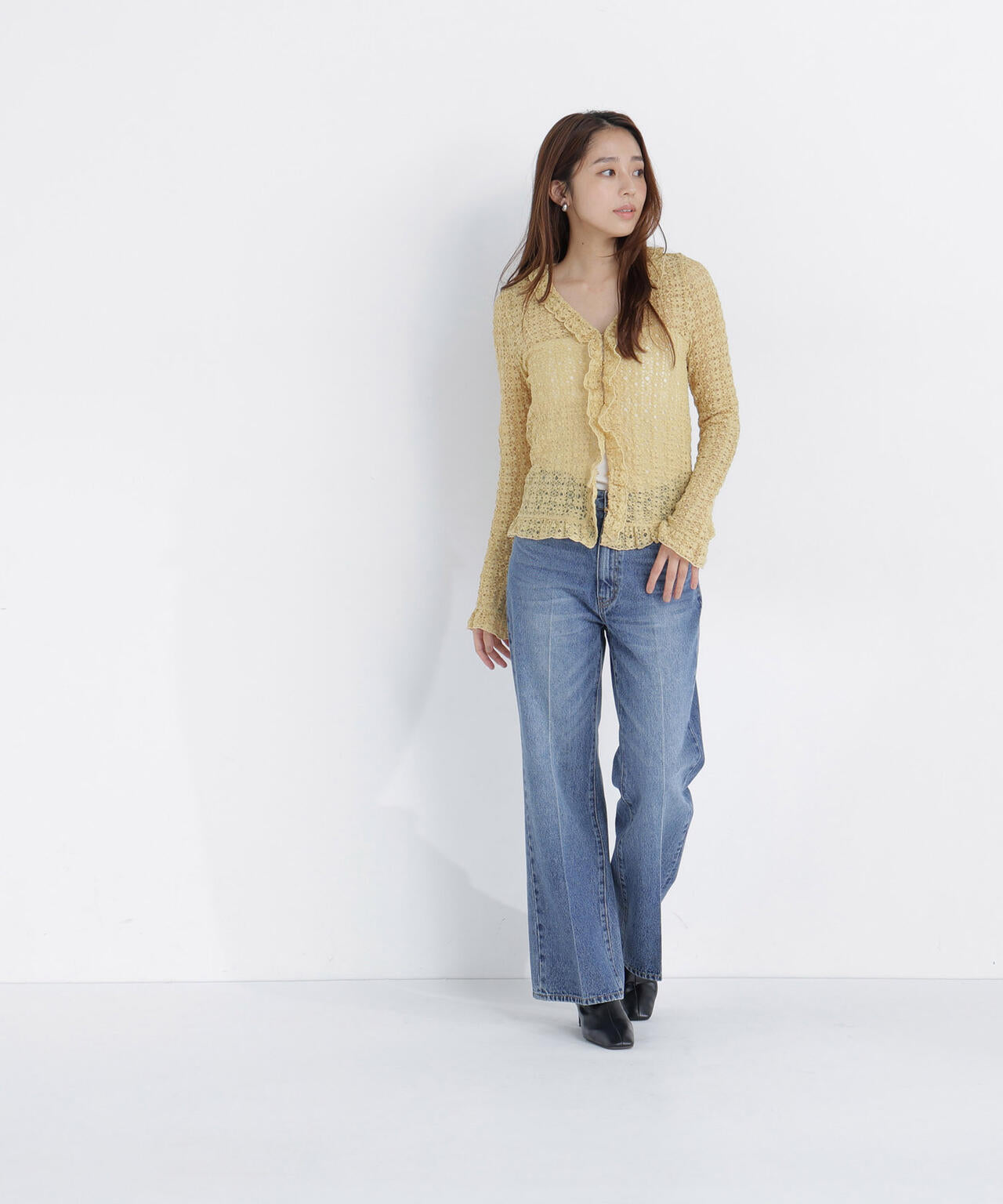 165.5cm 着用サイズ:FR