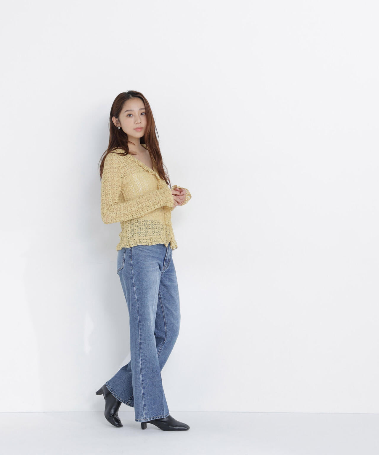165.5cm 着用サイズ:FR