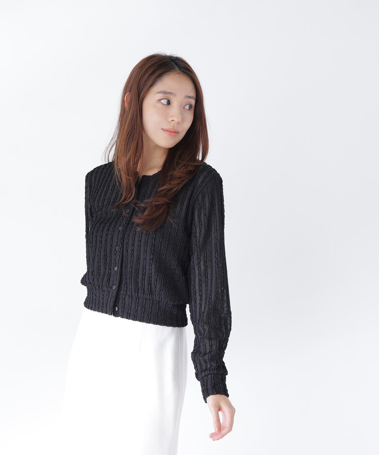 165.5cm 着用サイズ:FR