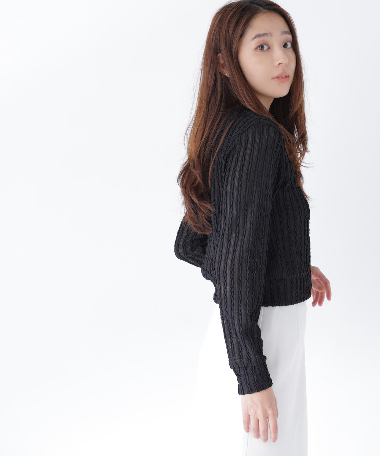 165.5cm 着用サイズ:FR