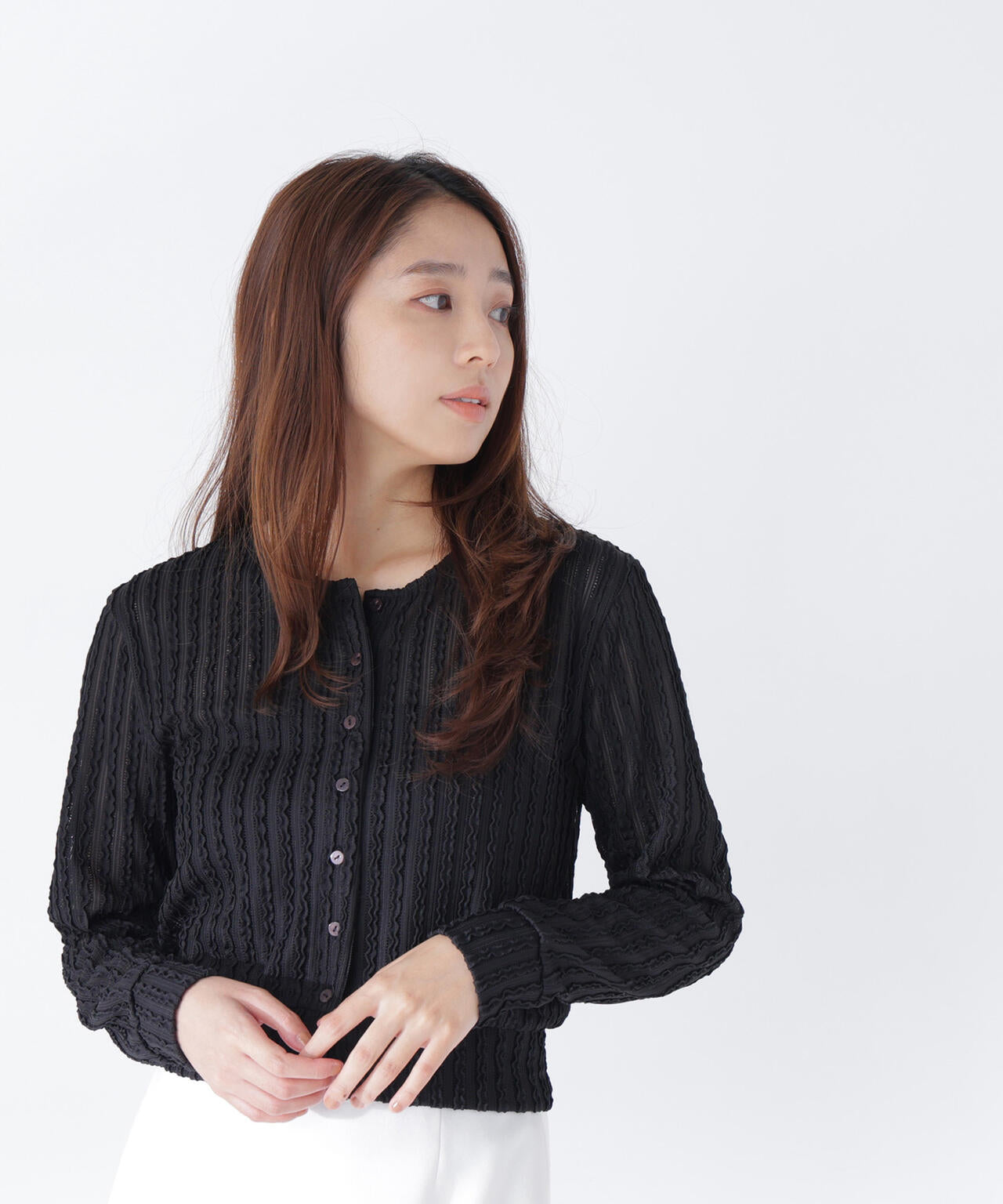 165.5cm 着用サイズ:FR