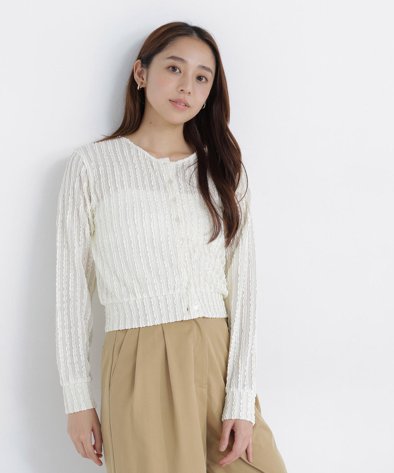 165.5cm 着用サイズ:FR