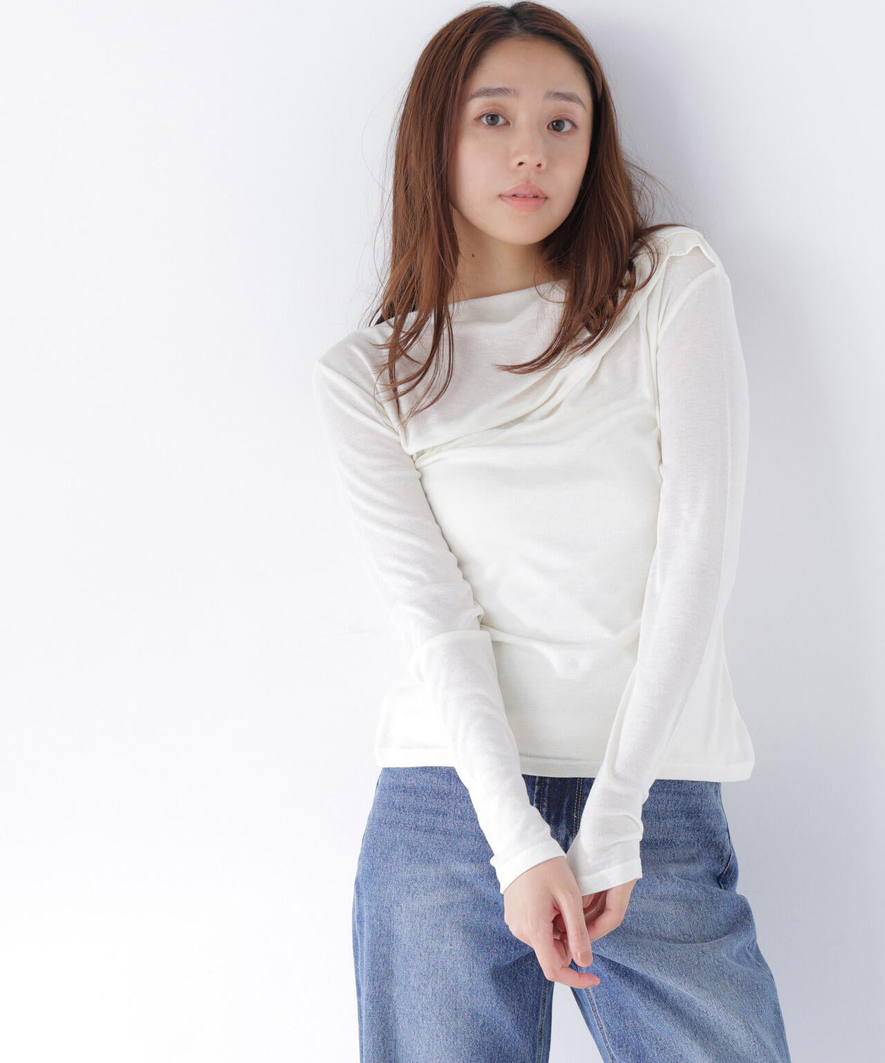 165.5cm 着用サイズ:FR