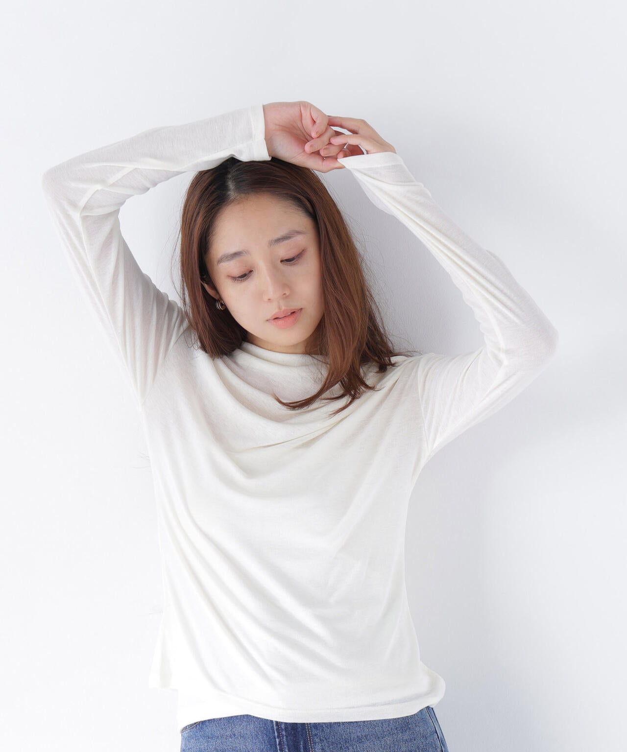 165.5cm 着用サイズ:FR