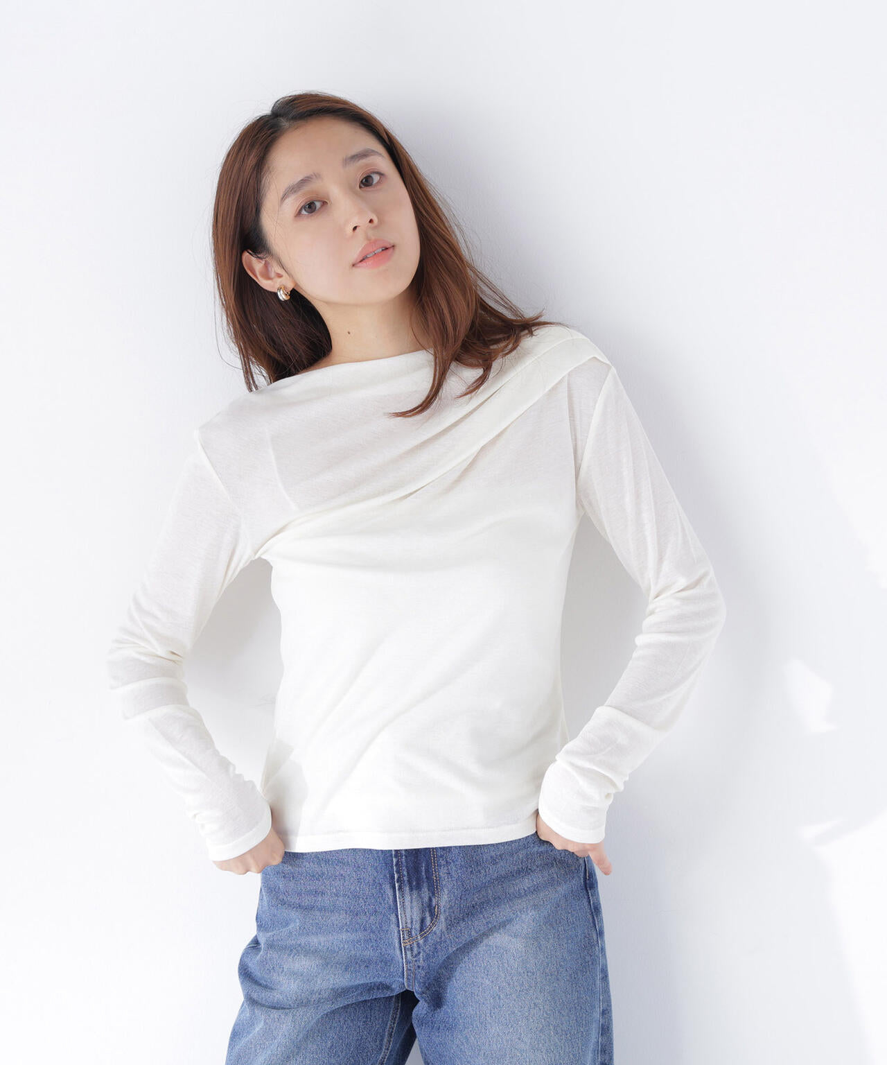 165.5cm 着用サイズ:FR