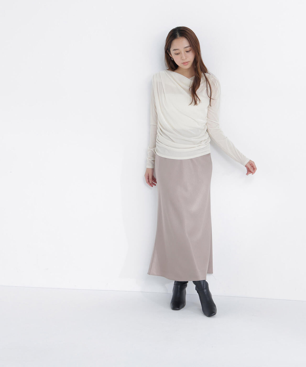 165.5cm 着用サイズ:FR