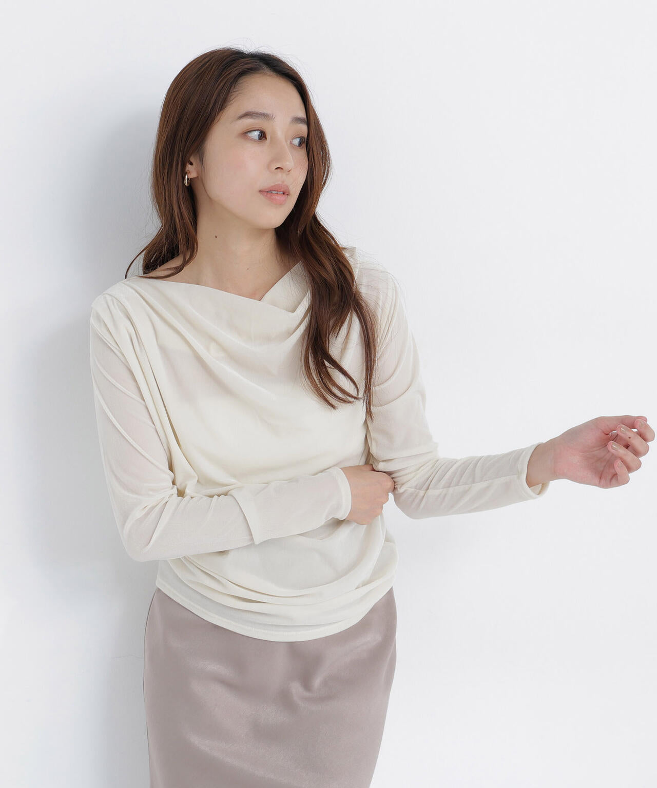 165.5cm 着用サイズ:FR