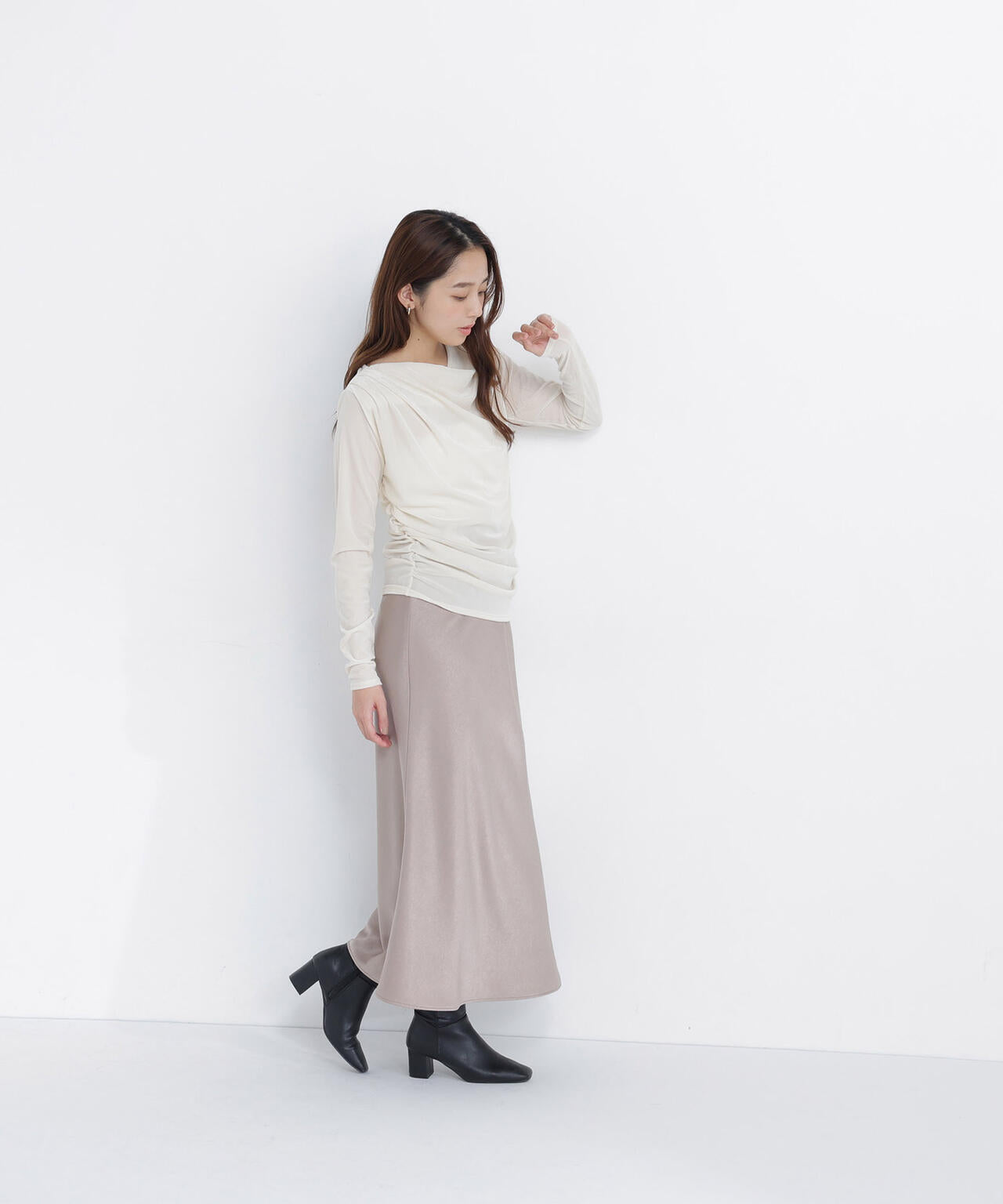 165.5cm 着用サイズ:FR