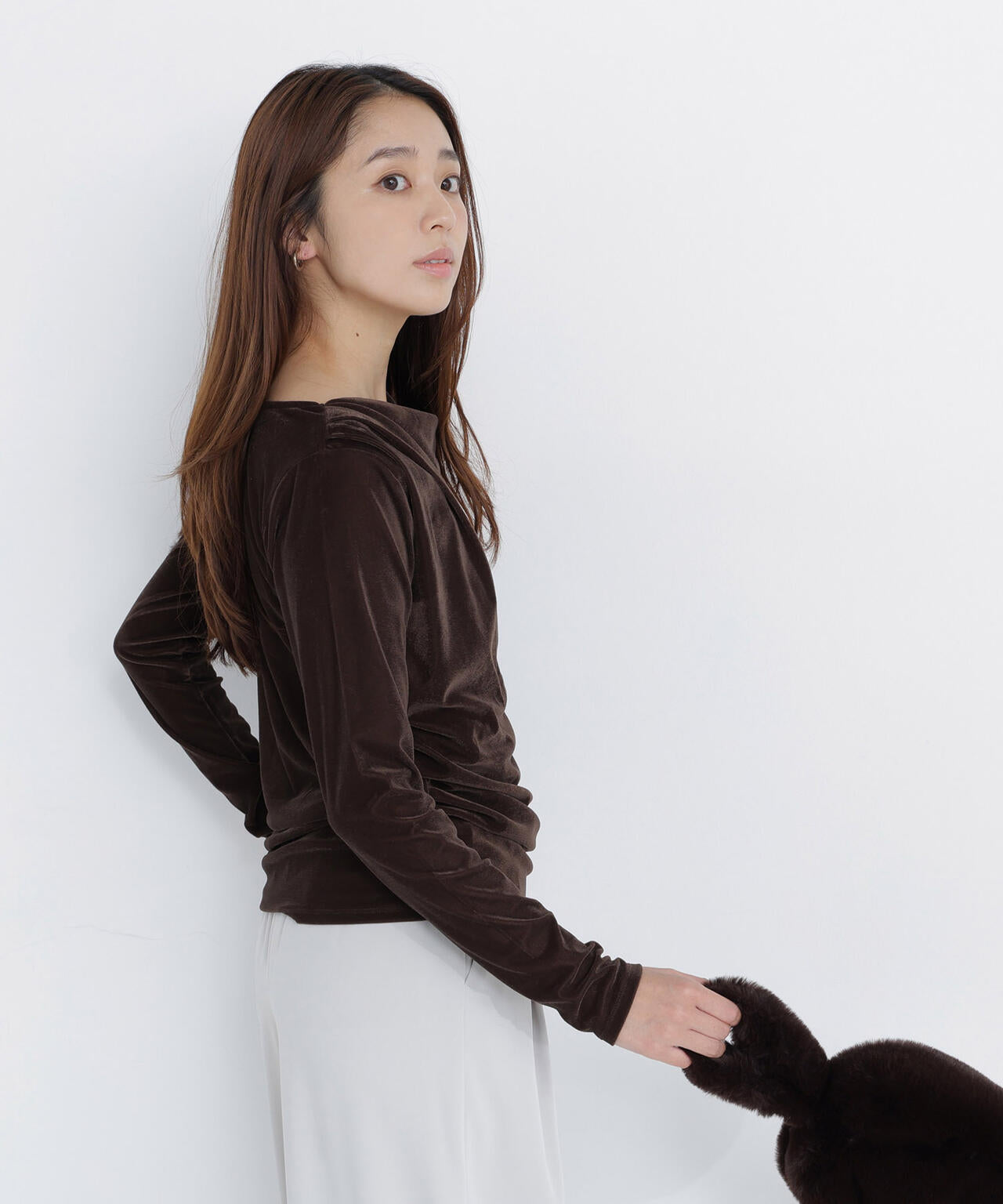 165.5cm 着用サイズ:FR