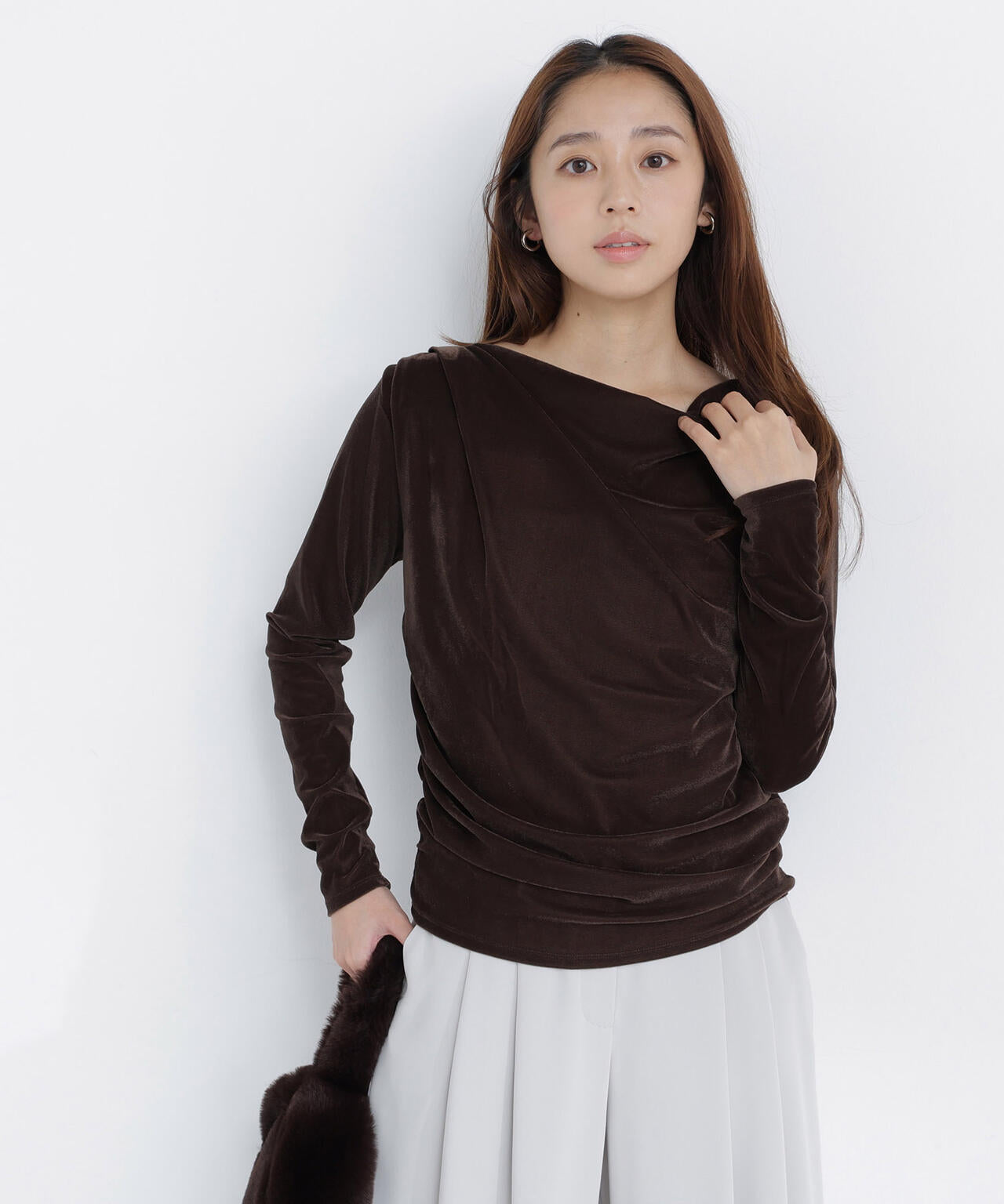165.5cm 着用サイズ:FR