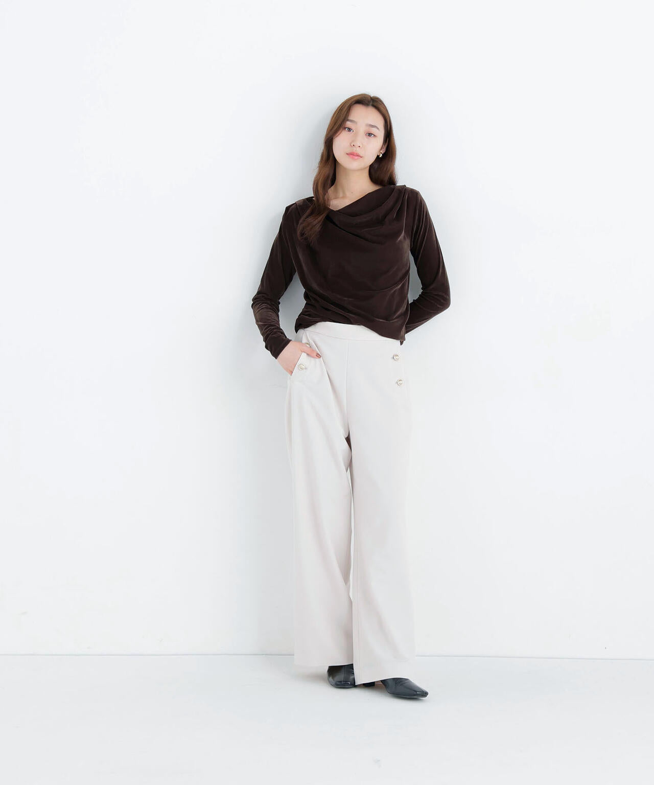165.5cm 着用サイズ:FR