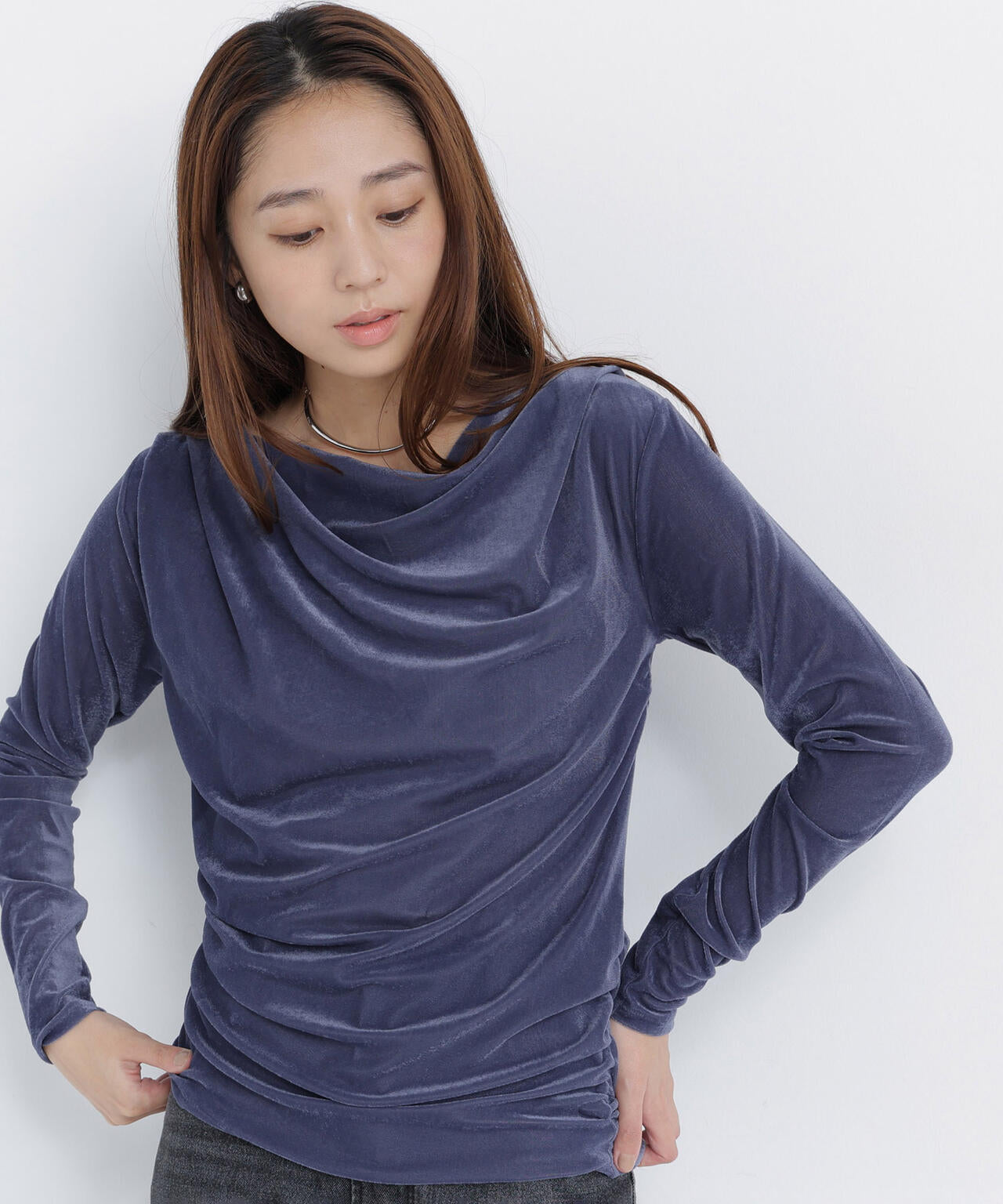 165.5cm 着用サイズ:FR