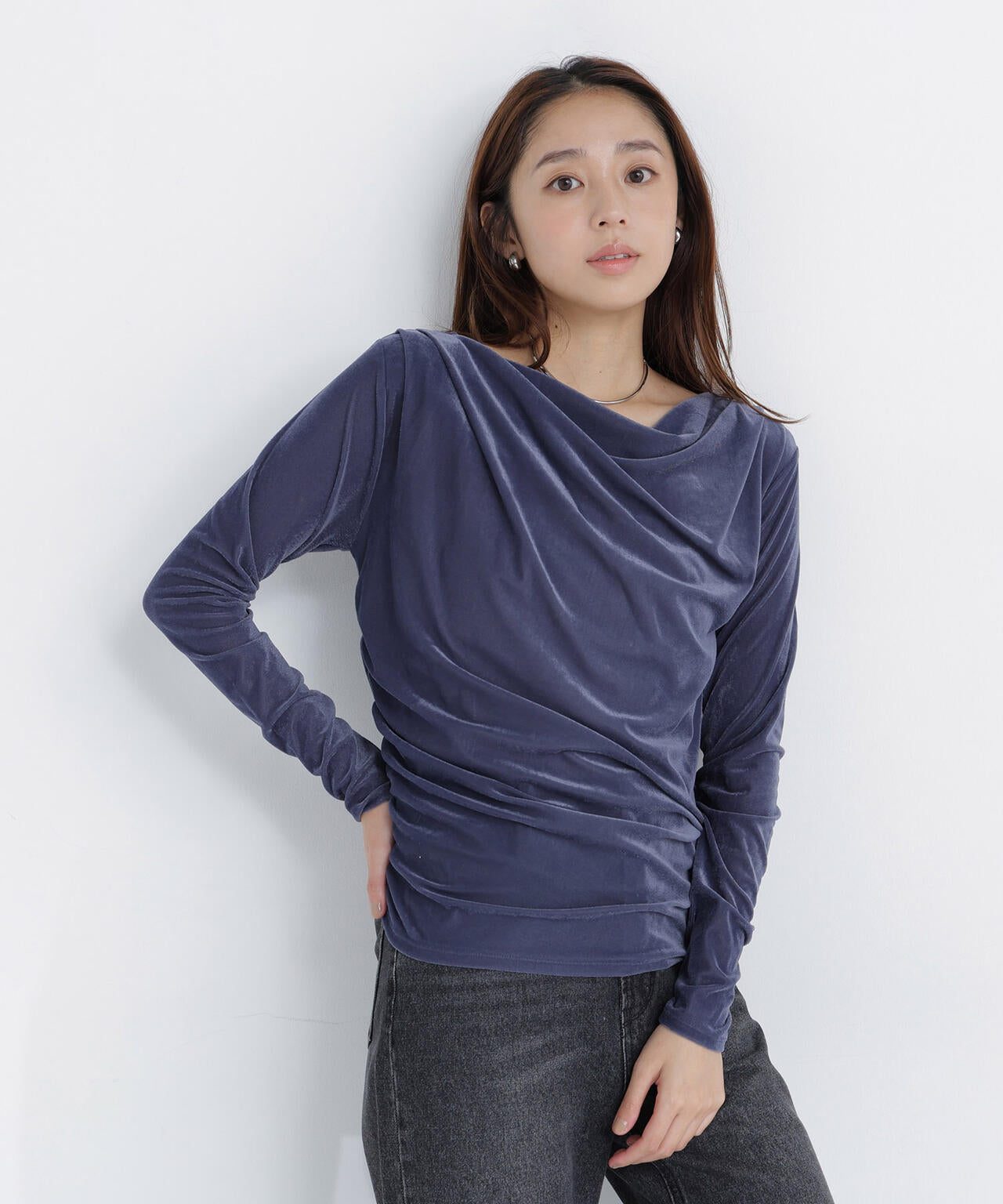 165.5cm 着用サイズ:FR