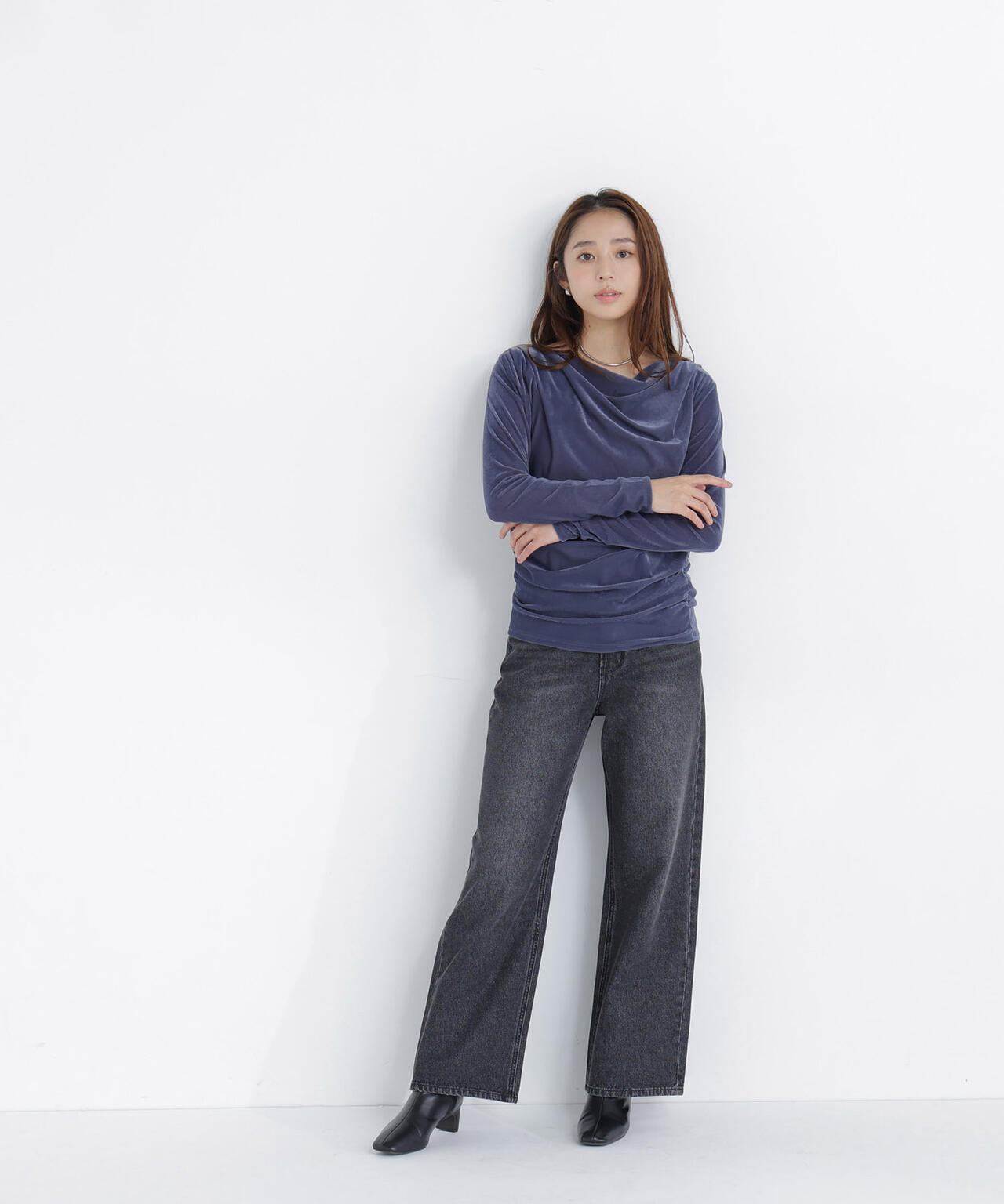165.5cm 着用サイズ:FR