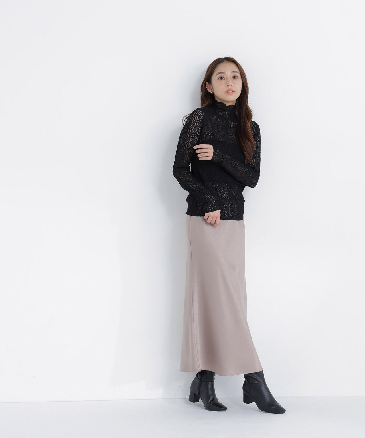 165.5cm 着用サイズ:FR