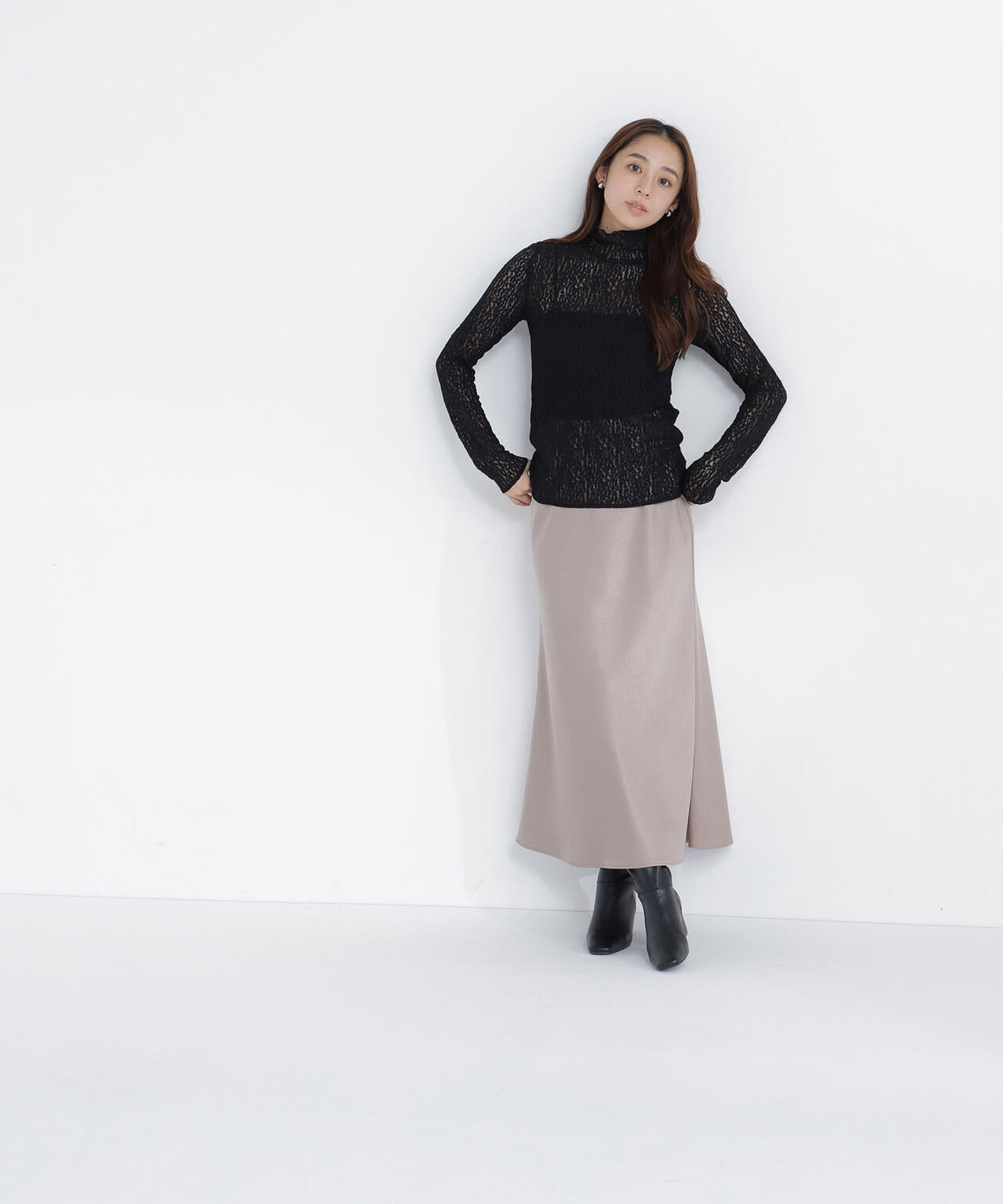165.5cm 着用サイズ:FR