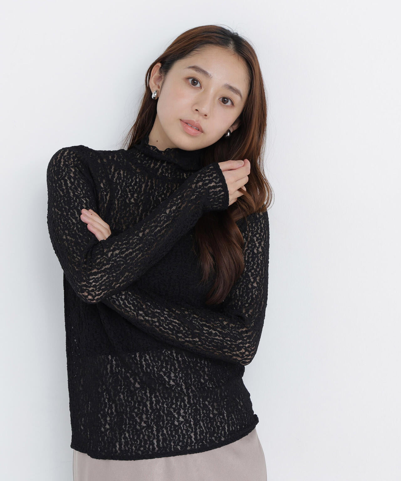 165.5cm 着用サイズ:FR