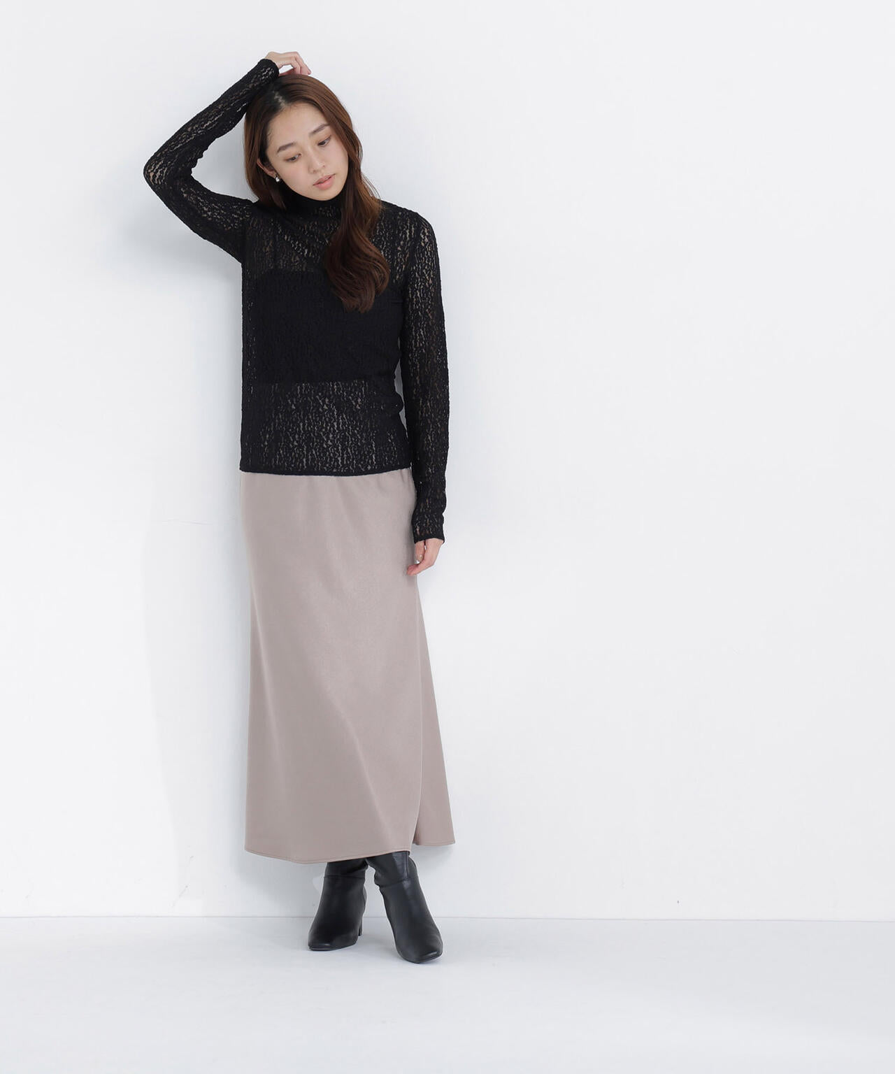 165.5cm 着用サイズ:FR