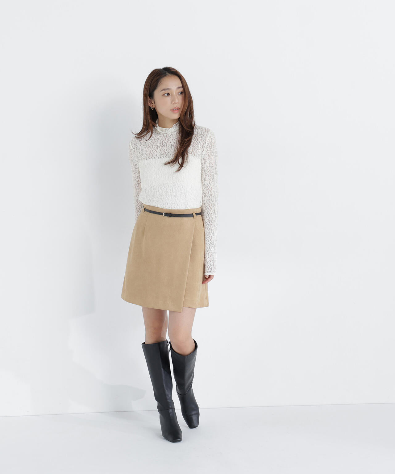 165.5cm 着用サイズ:FR