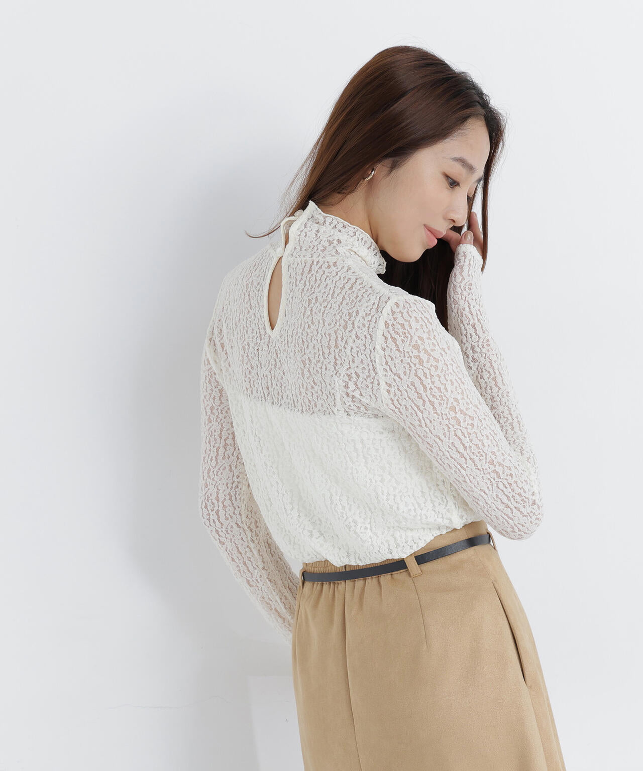 165.5cm 着用サイズ:FR