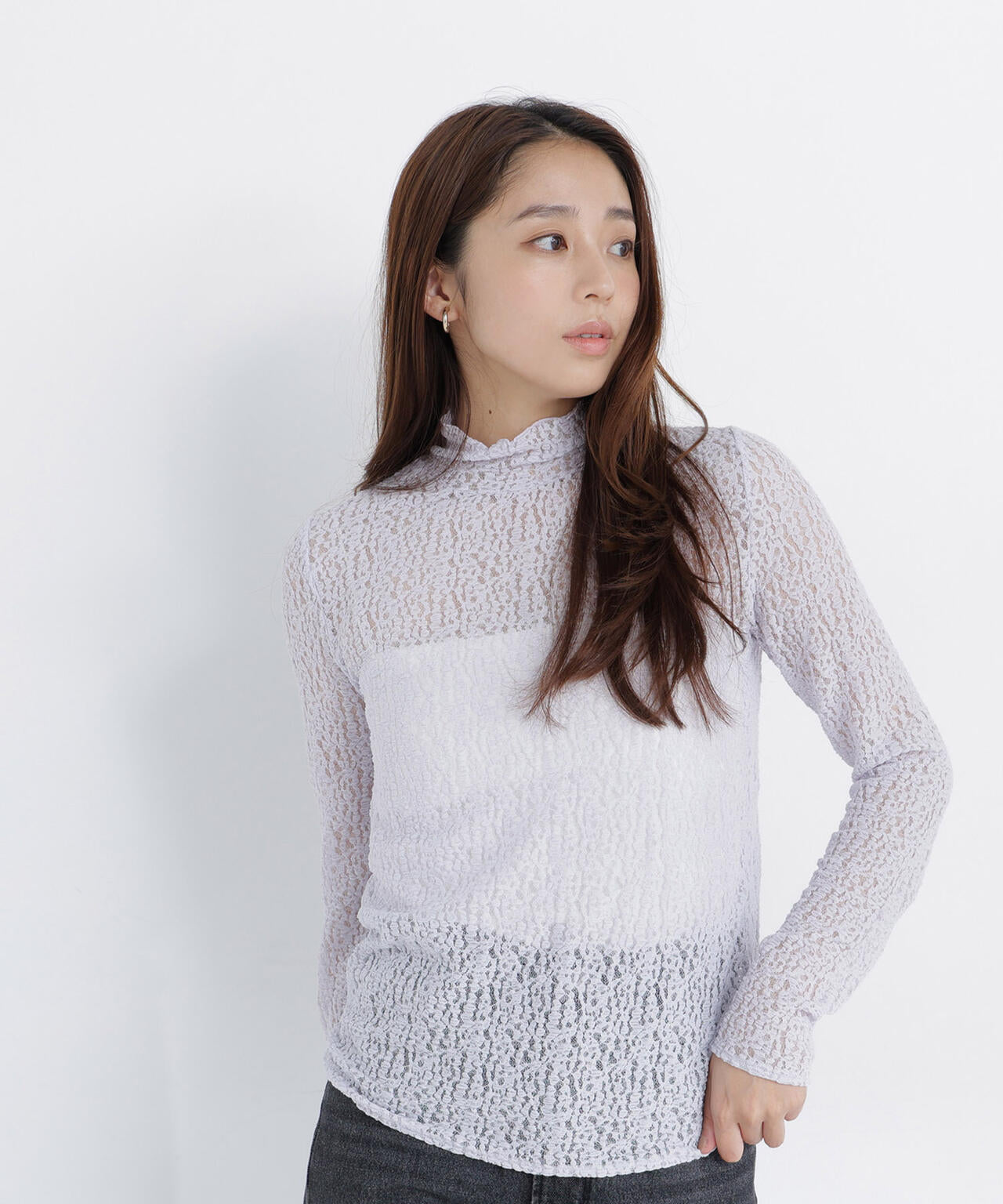 165.5cm 着用サイズ:FR