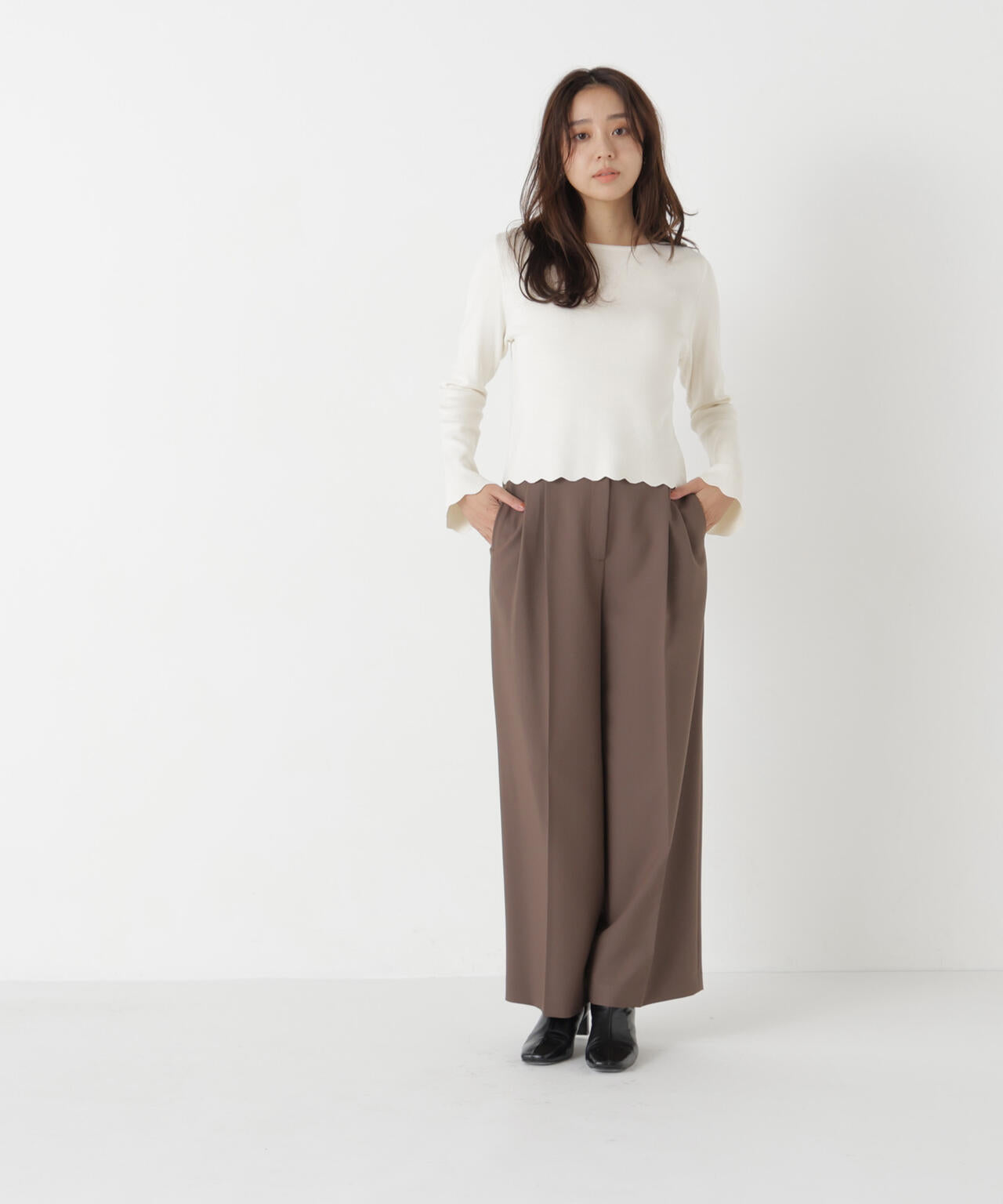 165.5cm 着用サイズ:FR
