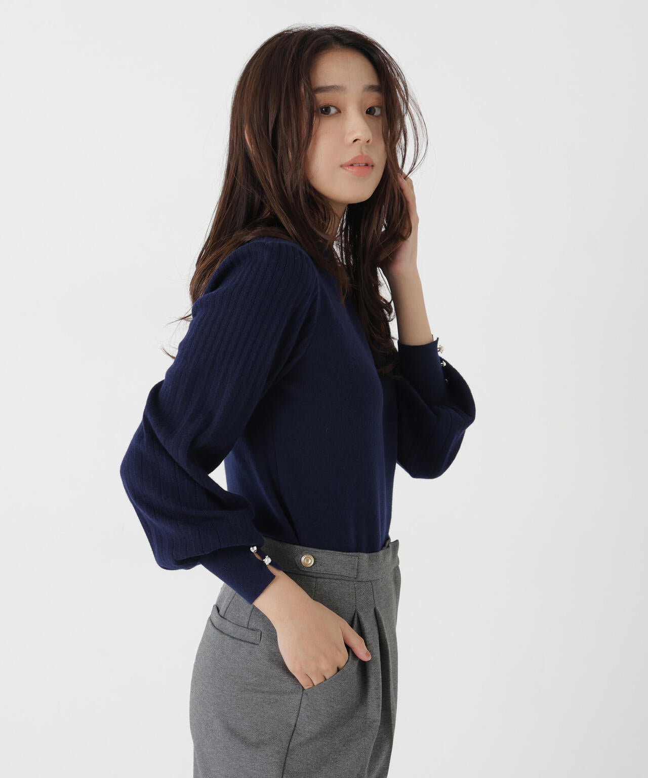 165.5cm 着用サイズ:FR