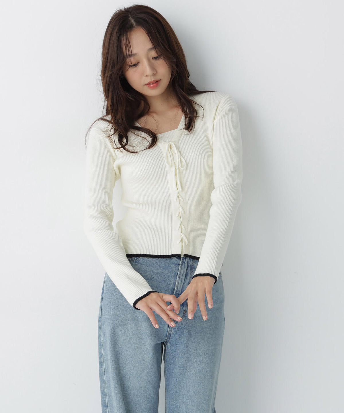 165.5cm 着用サイズ:FR