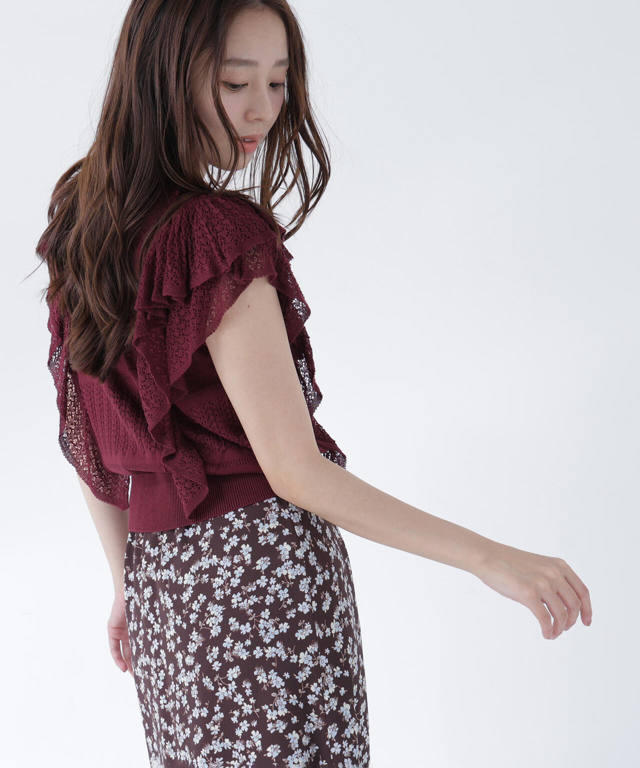 165.5cm 着用サイズ:FR