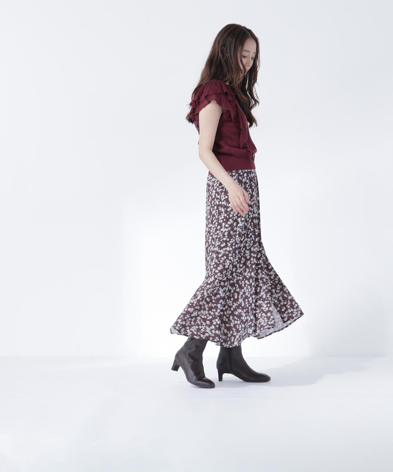 165.5cm 着用サイズ:FR