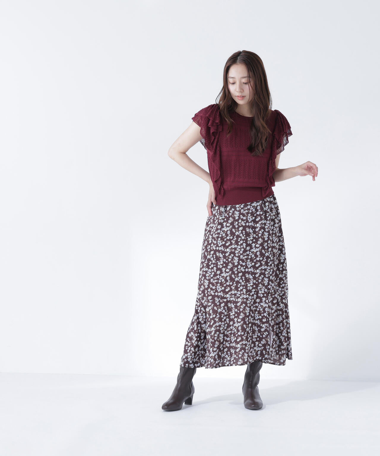 165.5cm 着用サイズ:FR