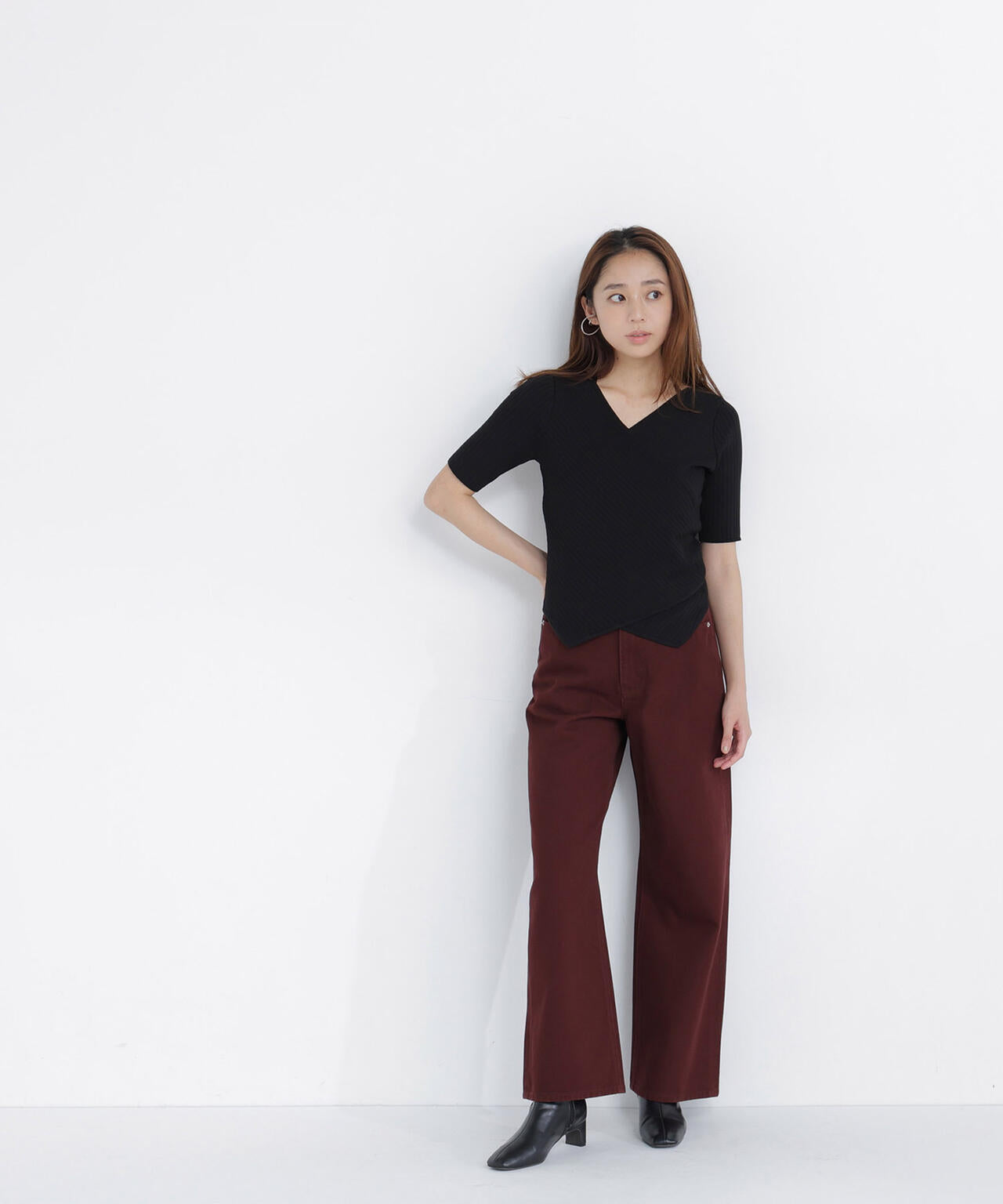 165.5cm 着用サイズ:FR