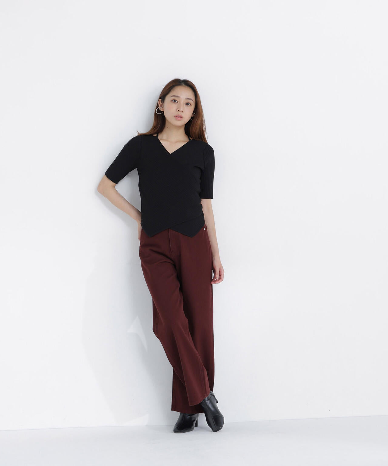 165.5cm 着用サイズ:FR