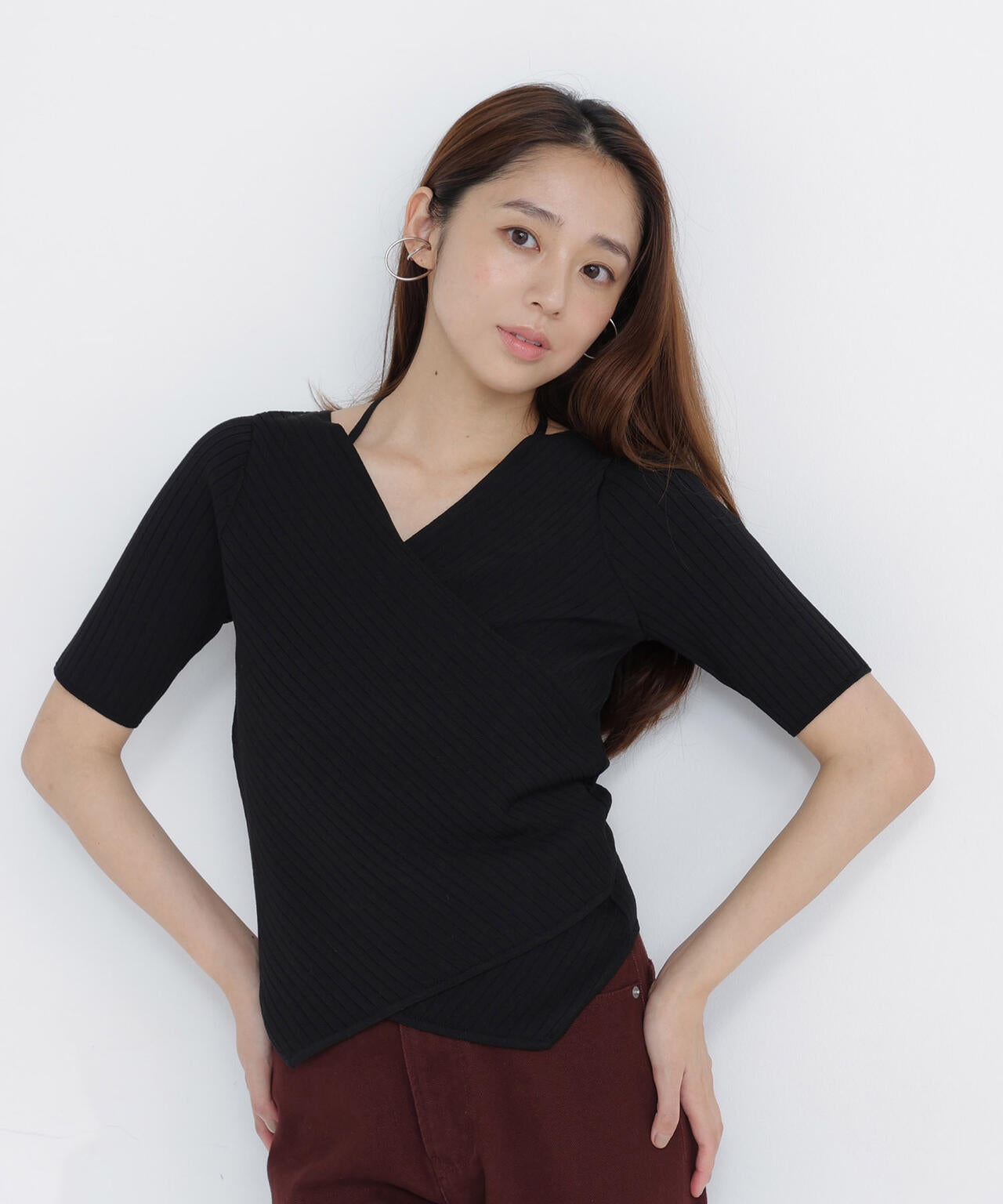 165.5cm 着用サイズ:FR