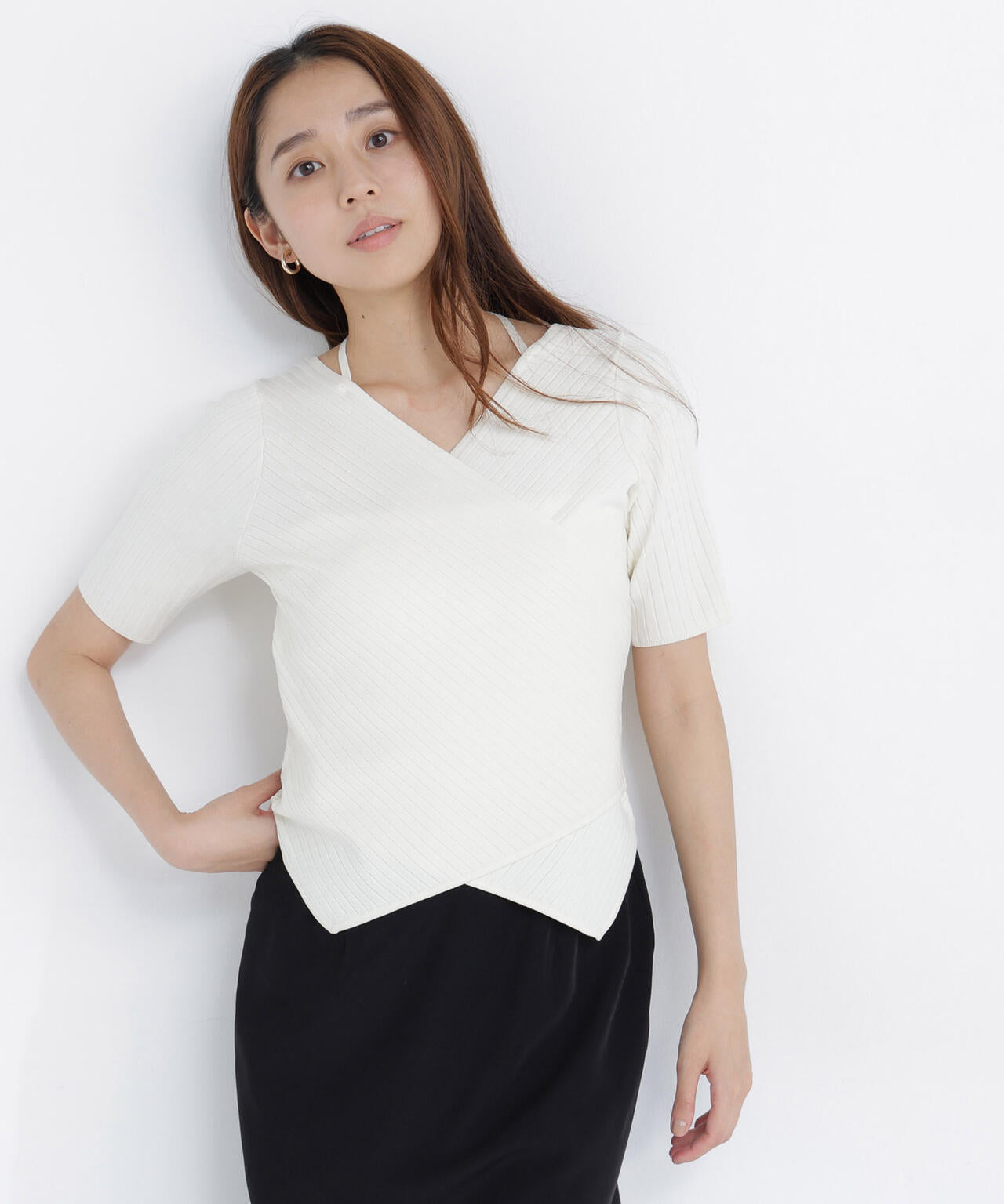 165.5cm 着用サイズ:FR