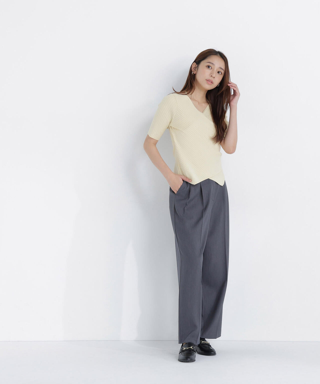 165.5cm 着用サイズ:FR