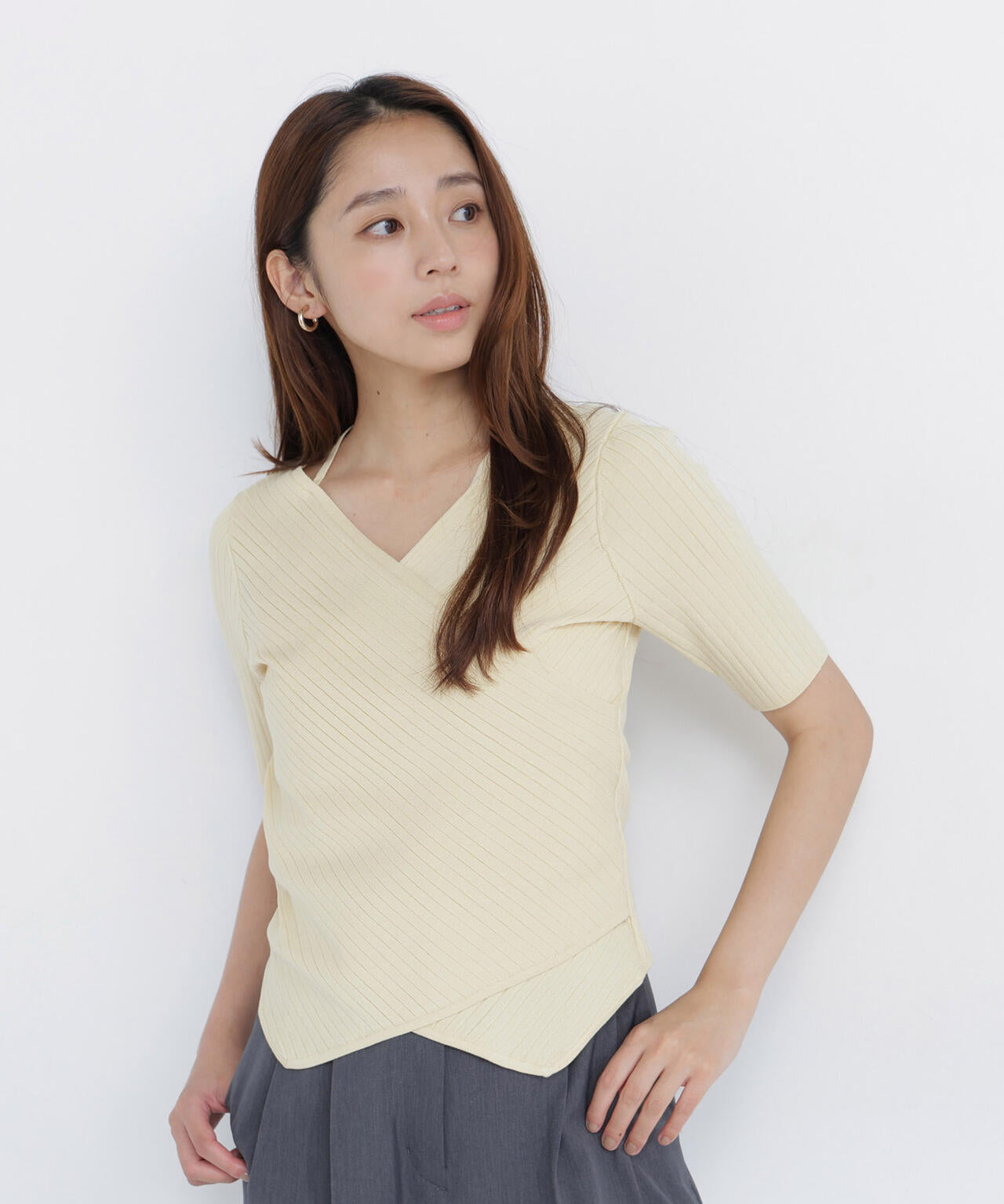 165.5cm 着用サイズ:FR