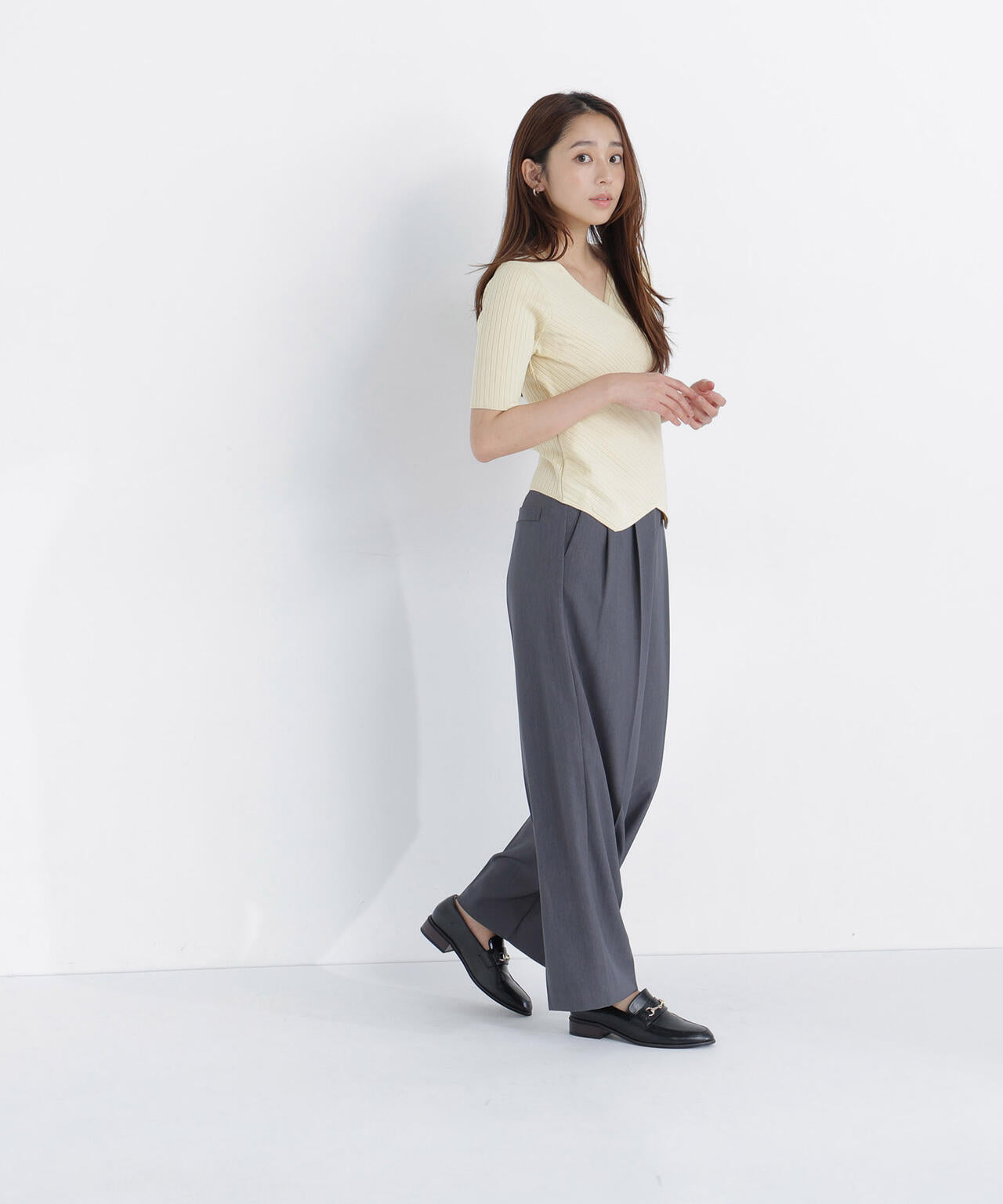165.5cm 着用サイズ:FR