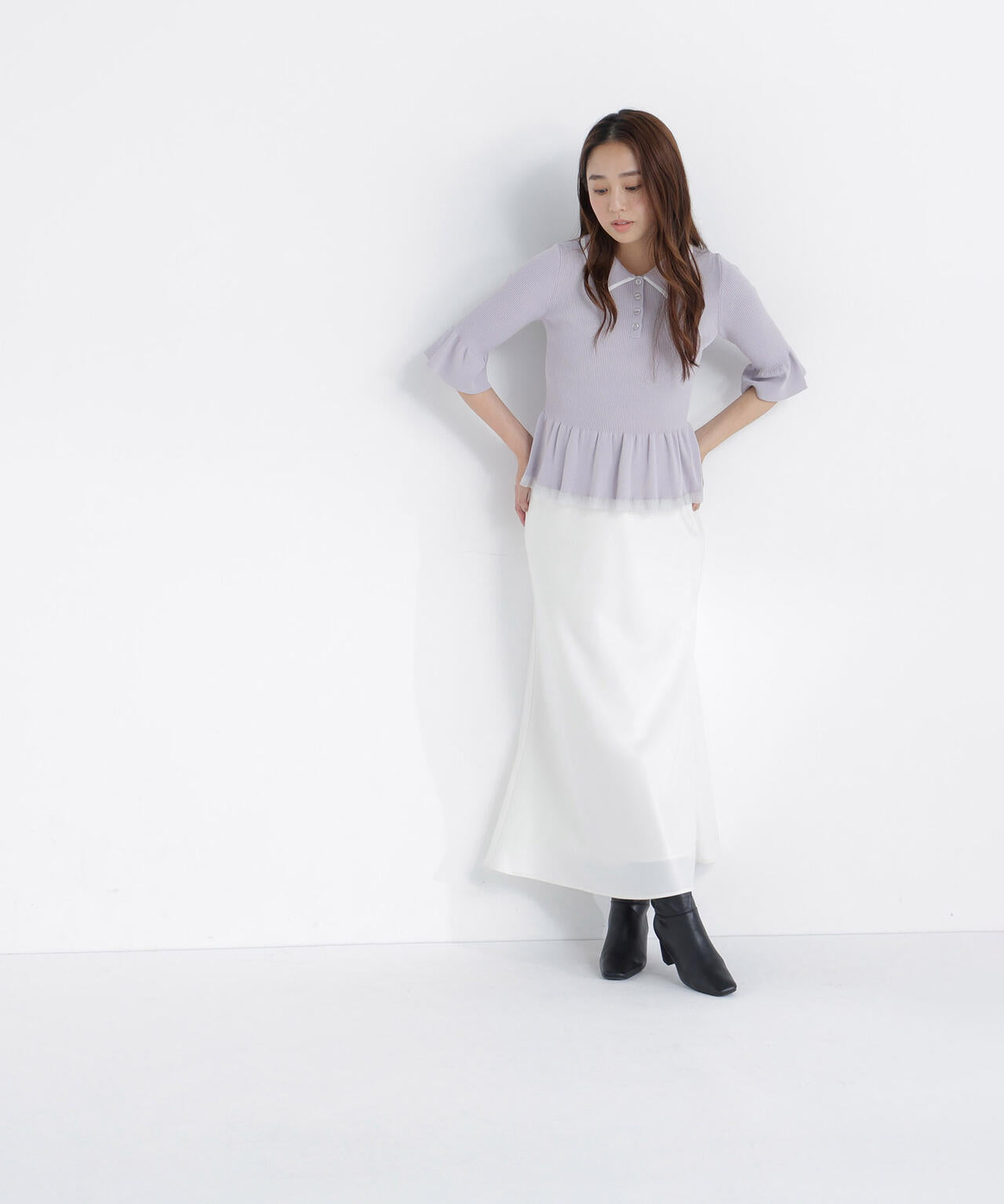 165.5cm 着用サイズ:FR