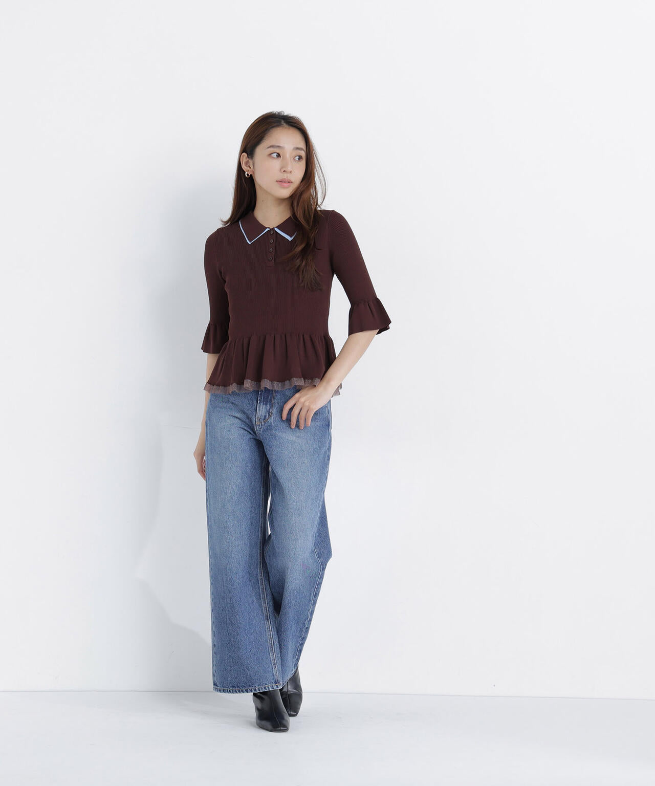 165.5cm 着用サイズ:FR